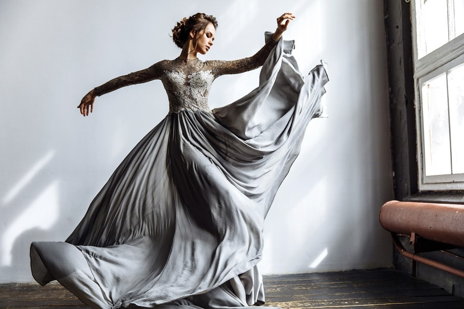 Съемка для дизайнера свадебных платьев. Фотограф Игорь Цаплин