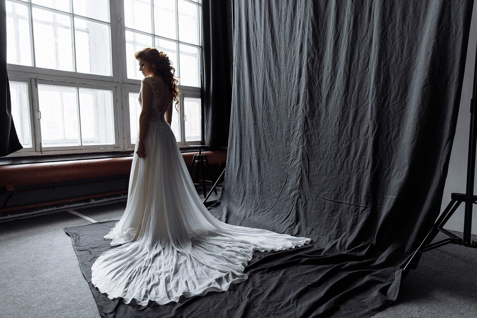 Съемка для дизайнера свадебных платьев. Фотограф Игорь Цаплин