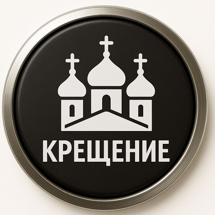 Кнопка таинство крещения Одинцово, Москва