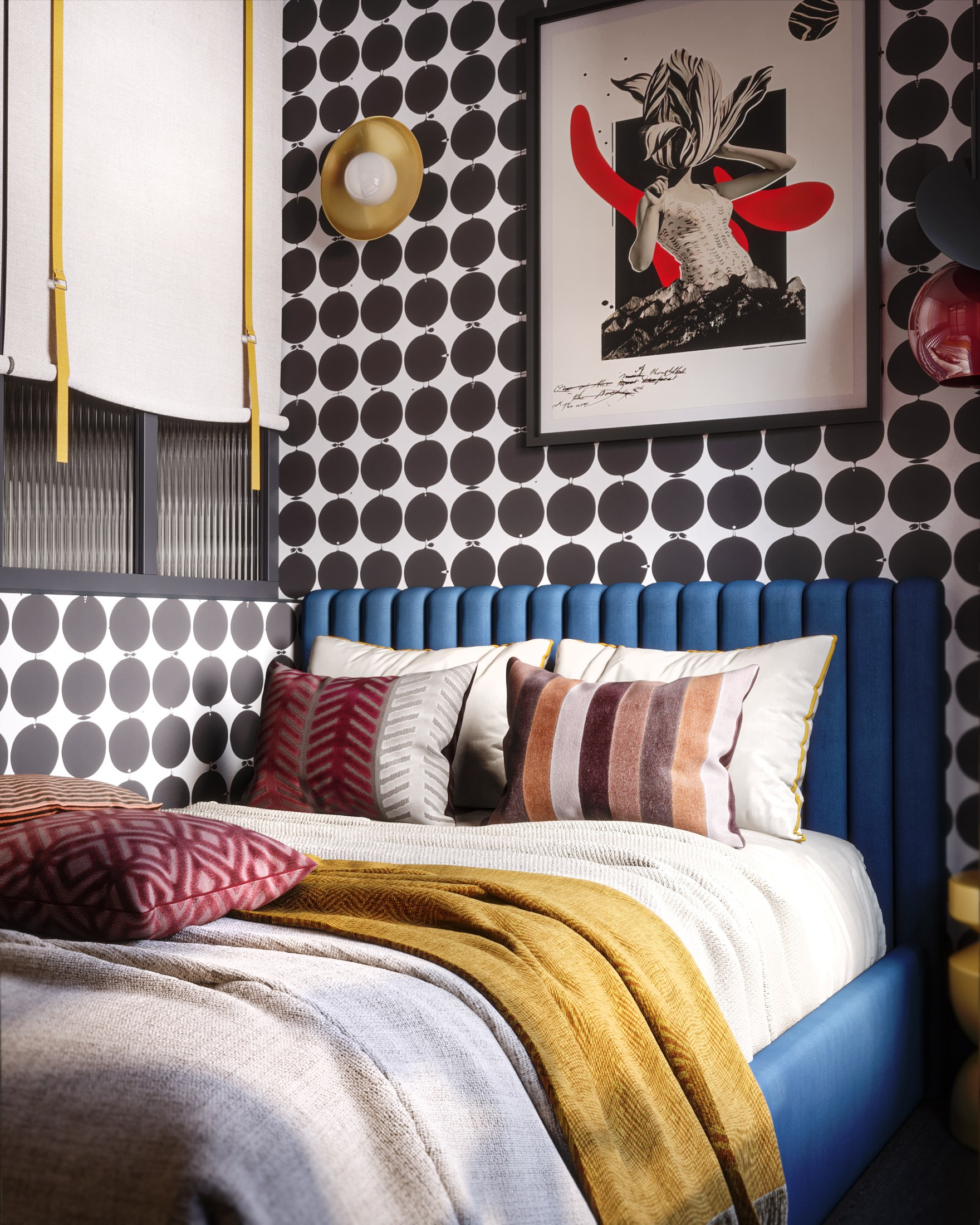 3D visualization of a small apartment for TADstudio. 3D visualization for architects and designers