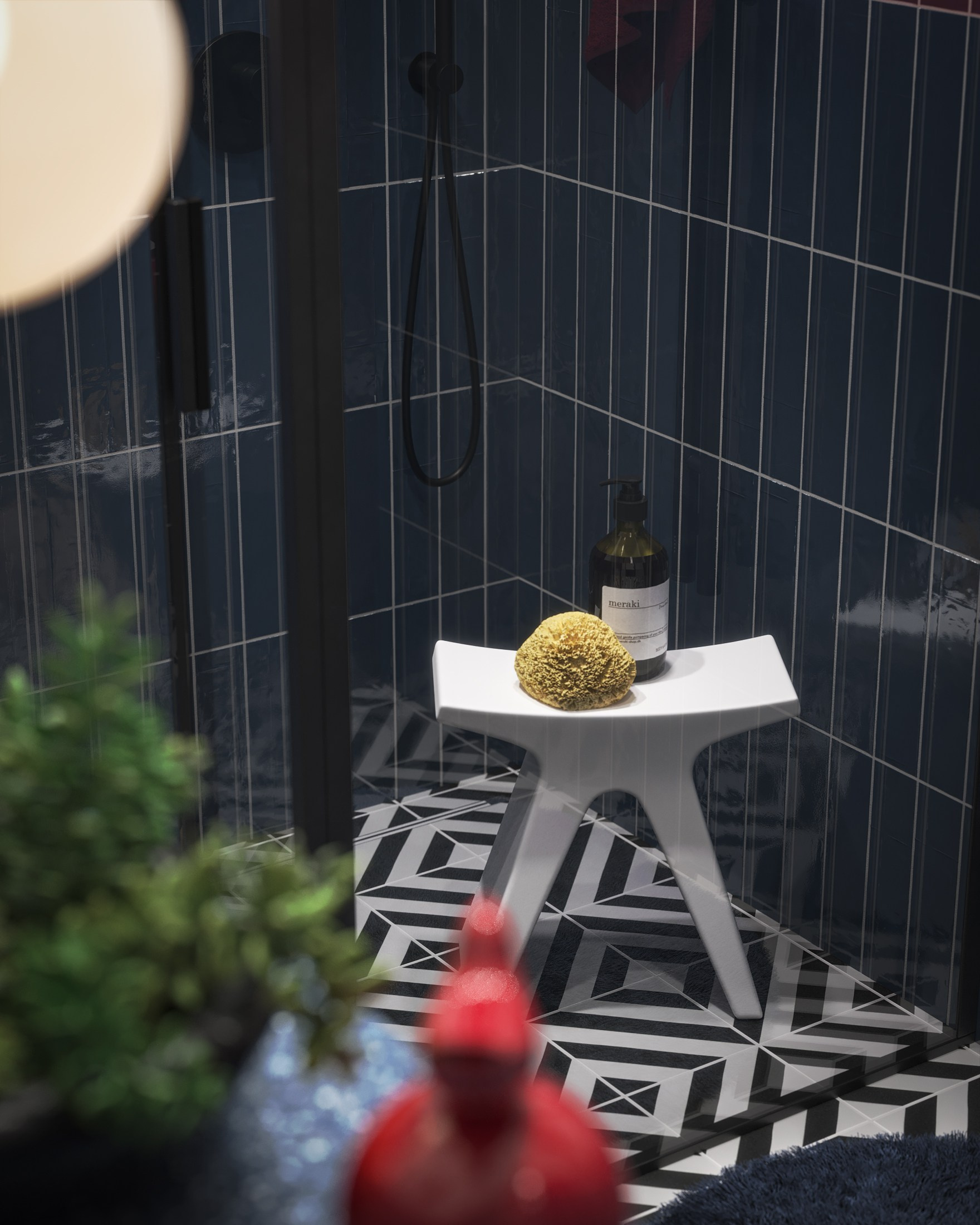 3D visualization of a small apartment for TADstudio. 3D visualization for architects and designers