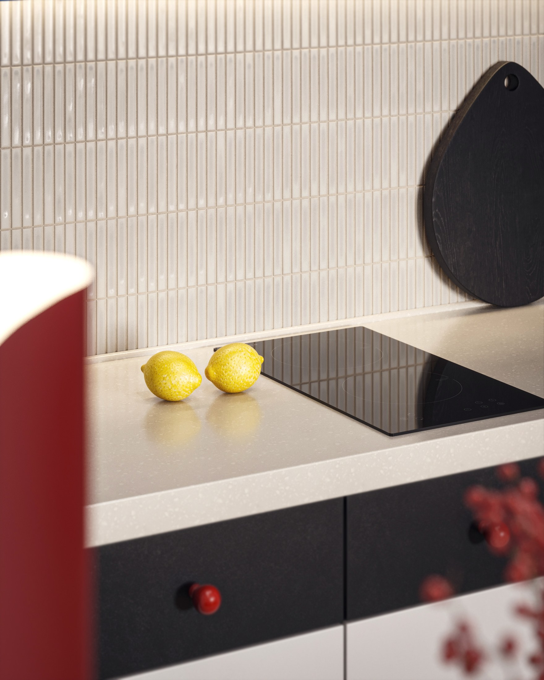 3D visualization of a small apartment for TADstudio. 3D visualization for architects and designers