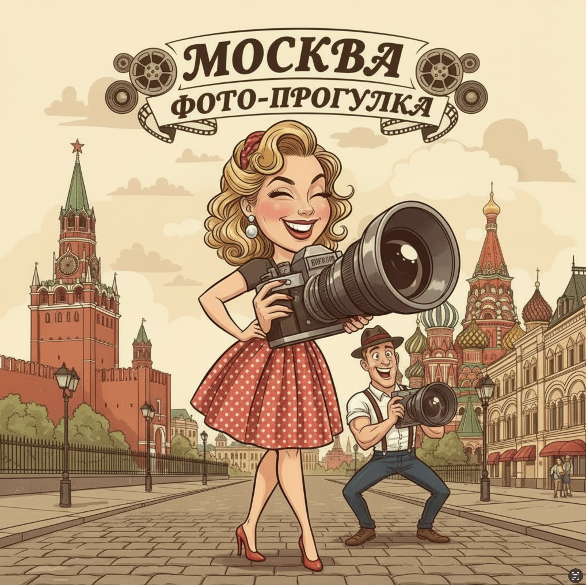 Прогулки по Москве с фотографом по Красной площади и всему центру с фотографом Павлом Кором