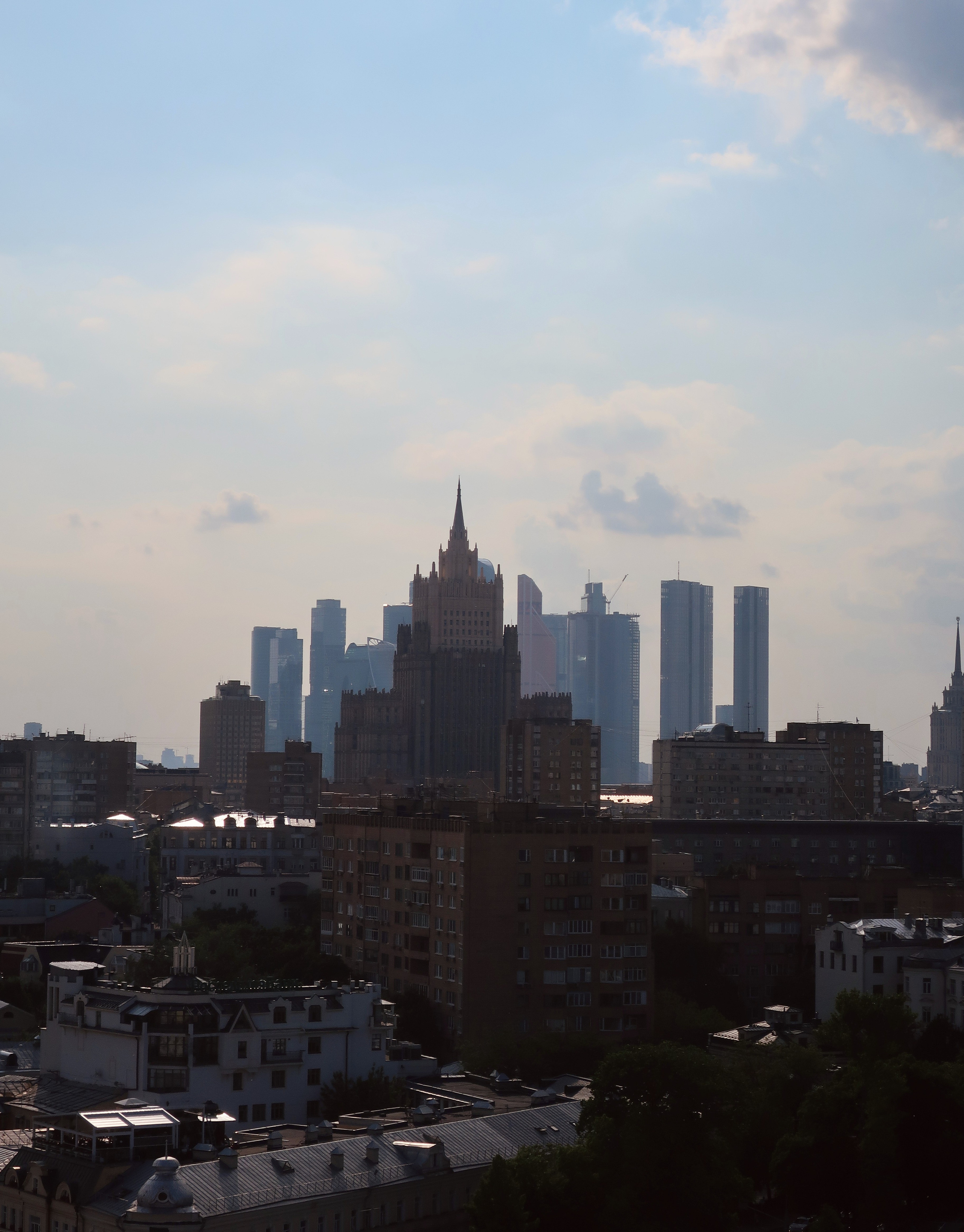 Кремль, высотки, Арбат, Москва Сити и Красный октябрь с высоты 40 метр. Проект «Фотокладовка»: блог уличной фотографии в формате street photo