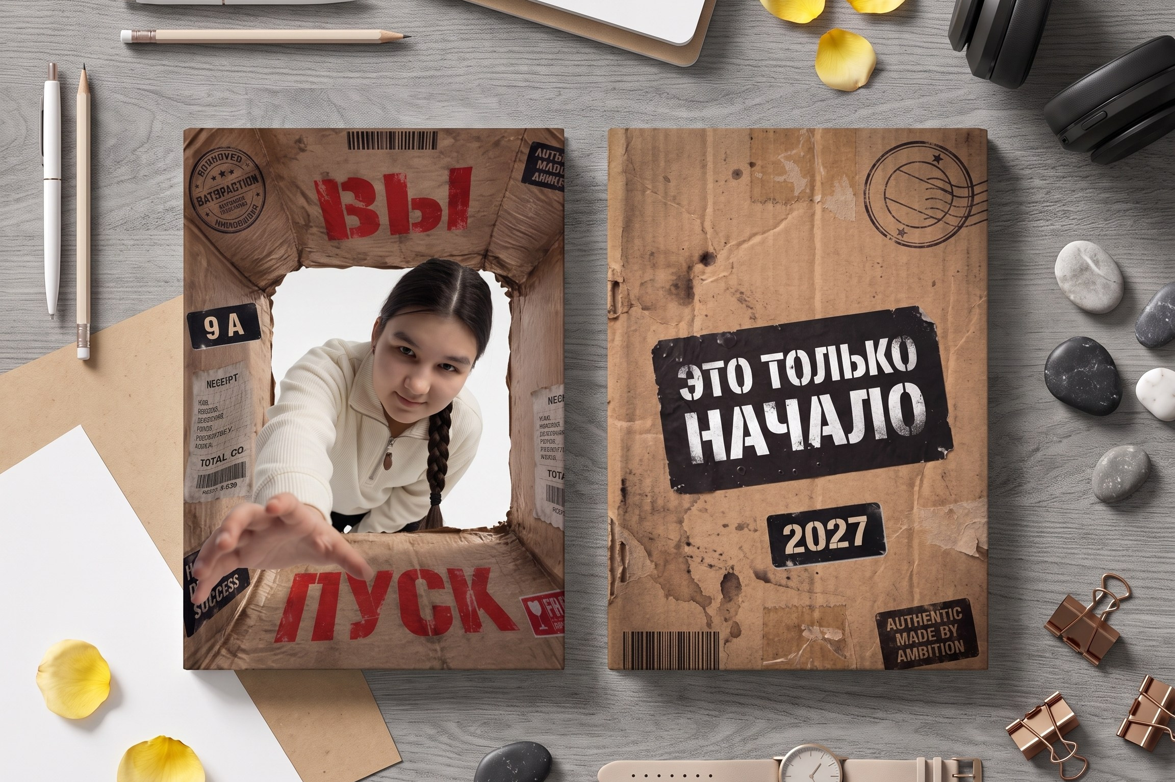 Дизайны обложек для выпускных альбомов