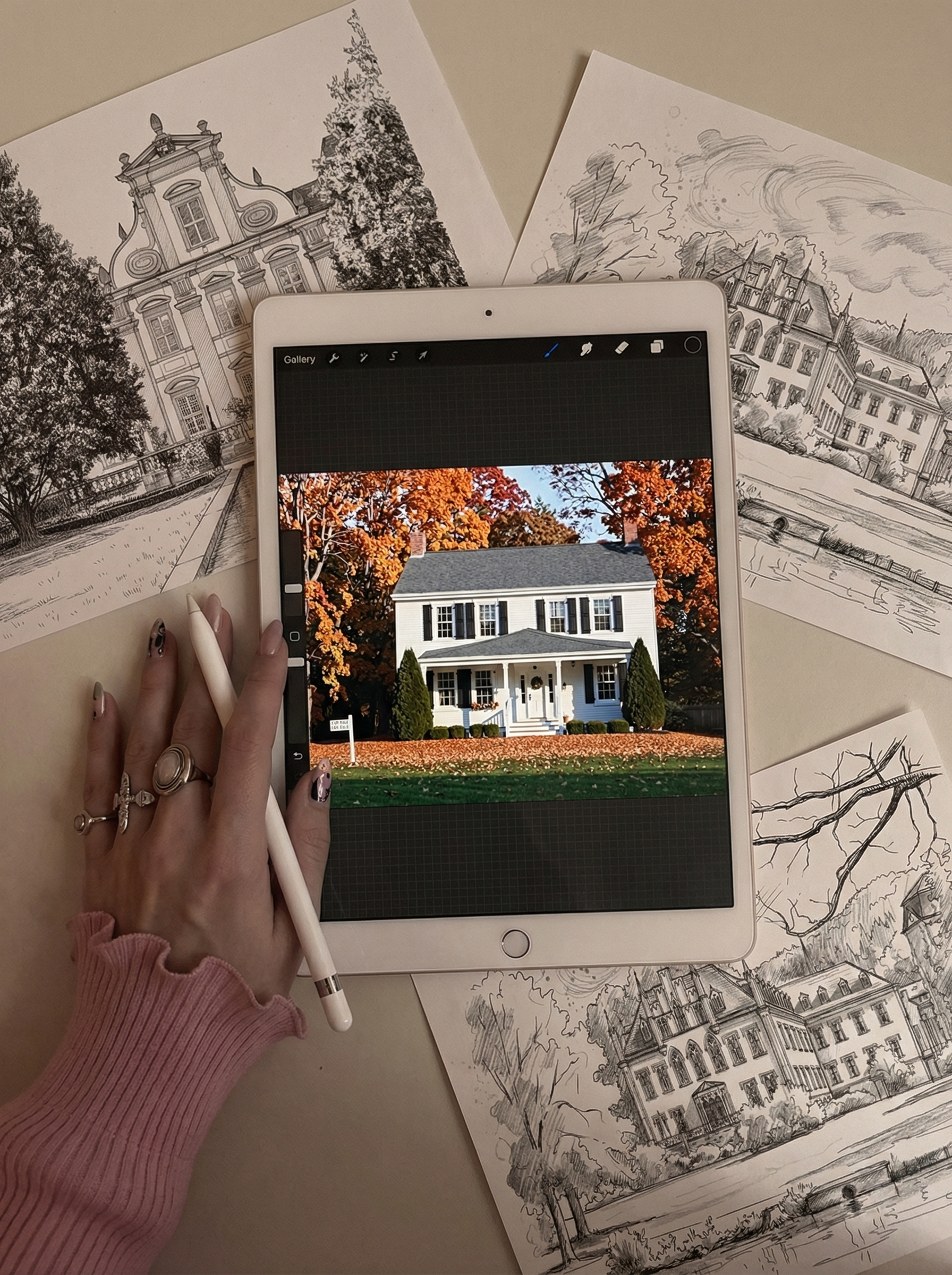 THE PROCESS. Exclusive Closing Gifts for Top Realtors | Custom House Portraits by Yulia Yurchevskaya