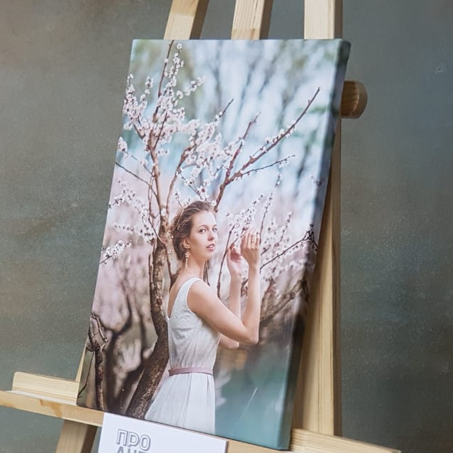 Фотохолст на мольберте