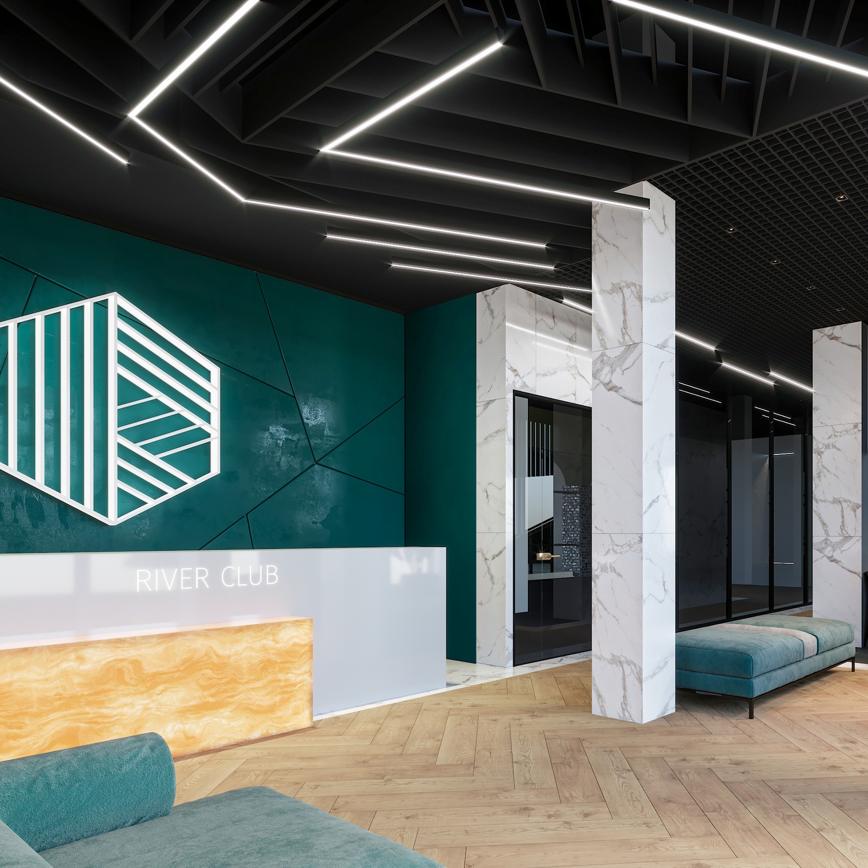 River club. Архитектурно-дизайнерское бюро ROOMS