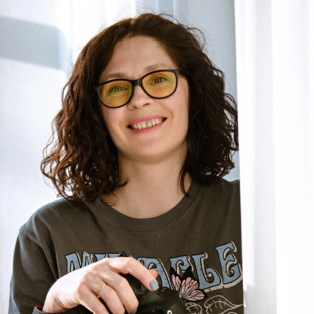 Портрет фотографа Влада Лунина в студии