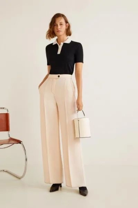 Референс для женского образа с брюками