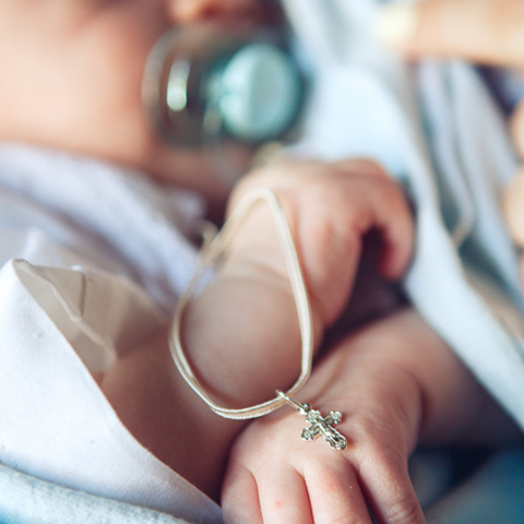 ребенок крещение