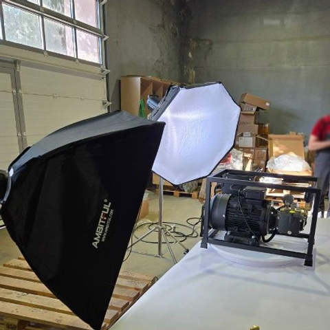 съёмка на производстве