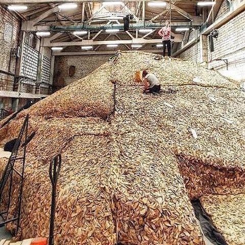 Декорации для спектакля «Лес» | МХАТ им. Горького. История занавеса. Превращаем идею в технологию