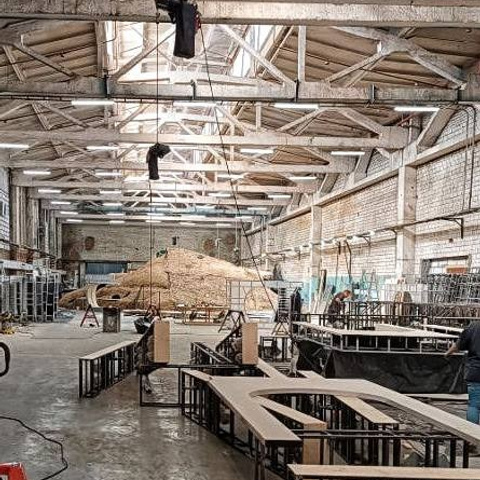 Декорации для спектакля «Лес» | МХАТ им. Горького. История занавеса. Превращаем идею в технологию