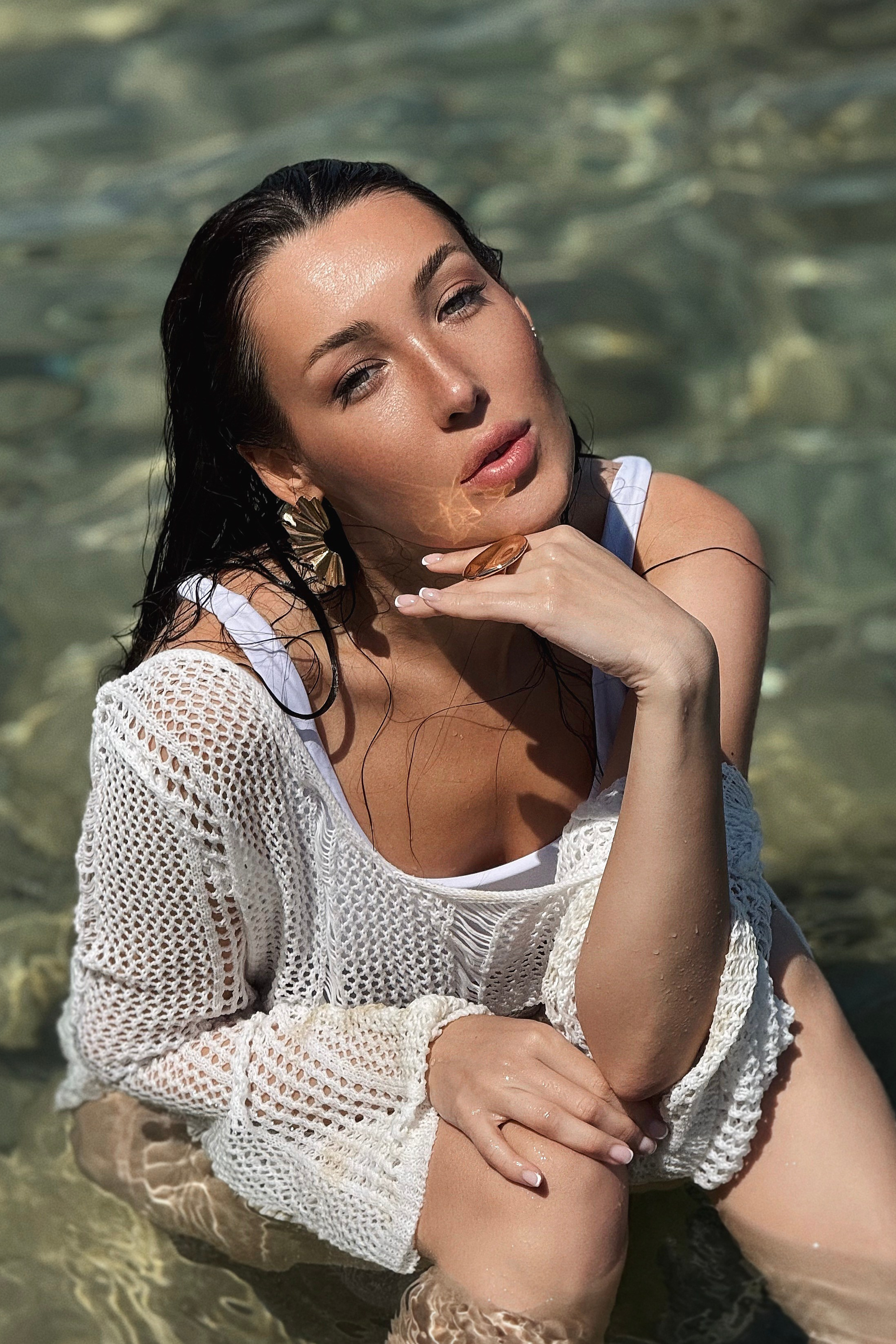 Женский портреты море