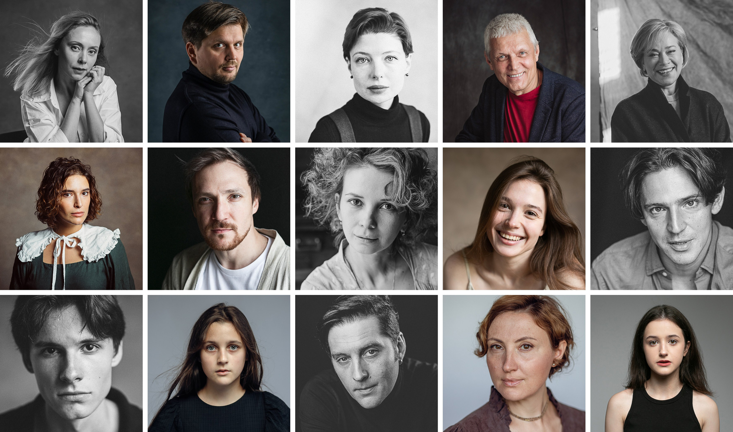 Актёрское портфолио и видеовизитка. Портретный фотограф Мария Шарко