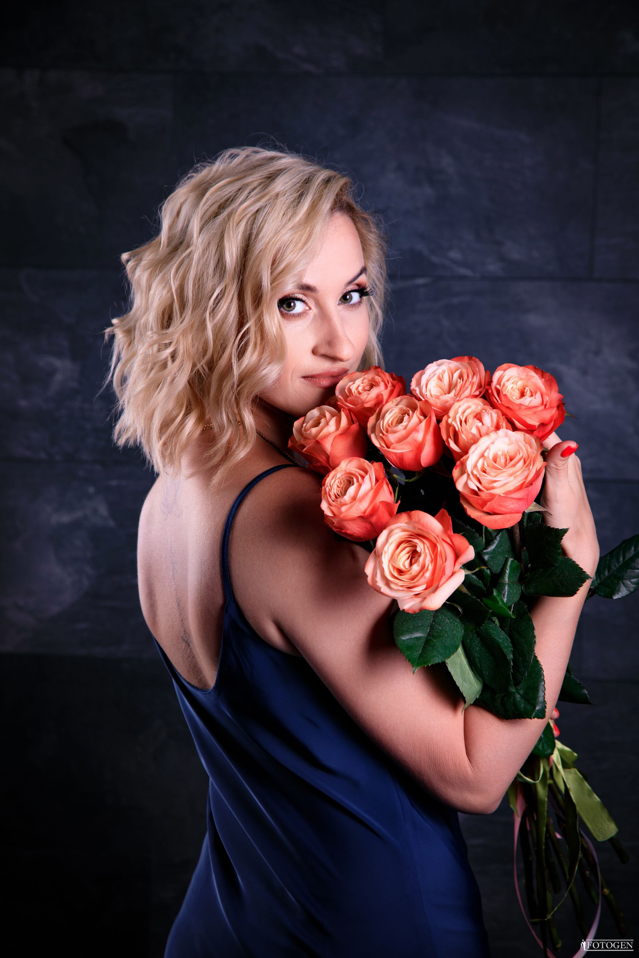 Студийная фотосессия в Краснодаре | Студия PREMIUM-класса ФОТОГЕН: пример ретуши до и после обработки кожи