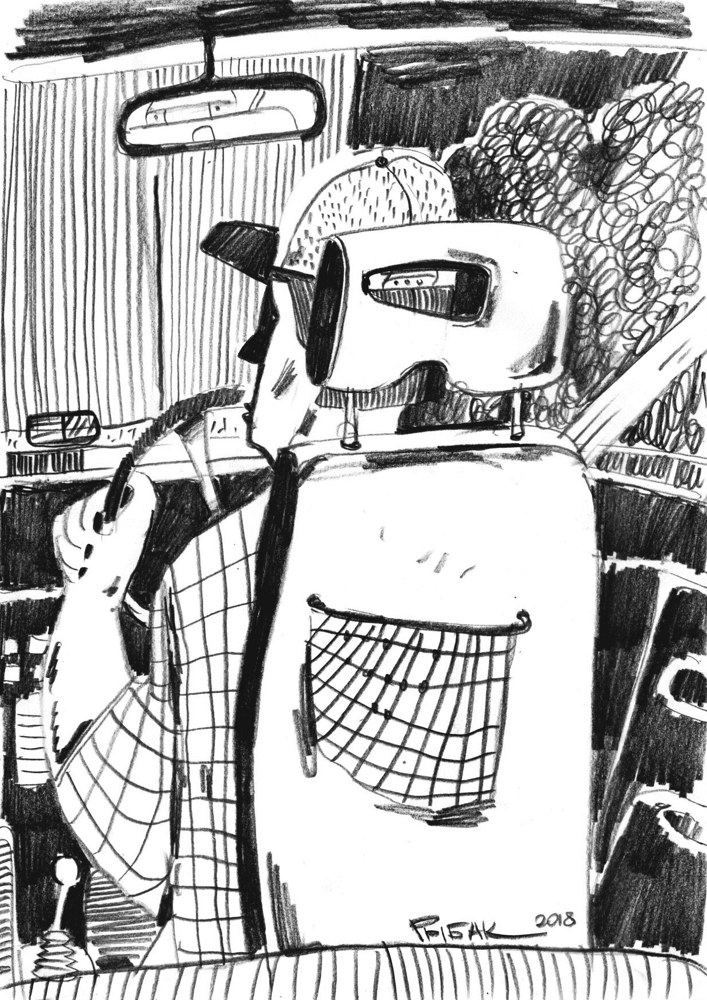 Графика 2018. Художник Рыбак Николай