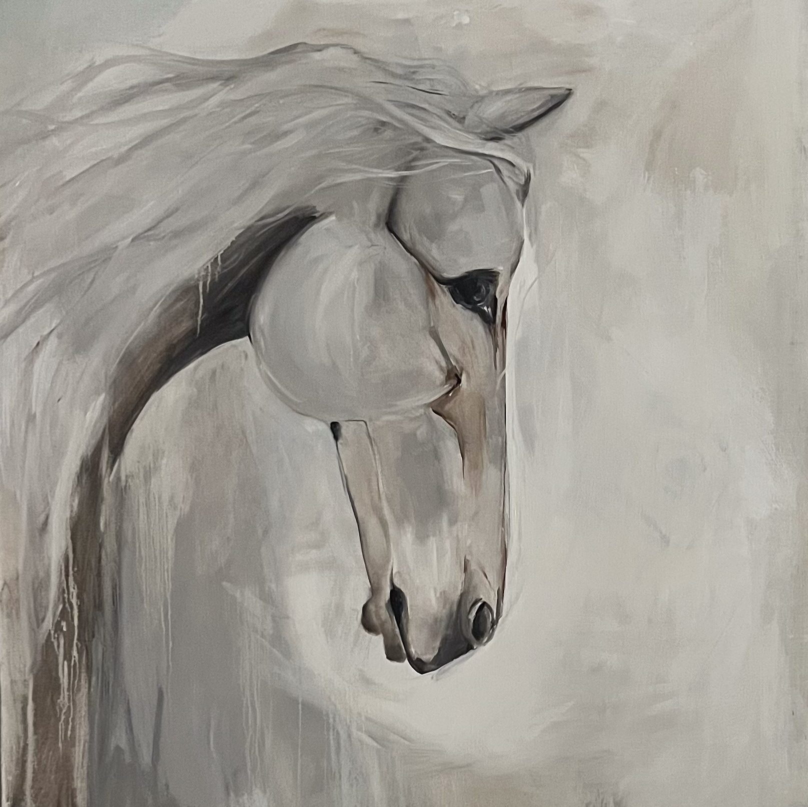 Арина Кузнецова Худоджник фотограф Арина Кузнецова серия картин Кони Мечтать как чувстовать картина покорность