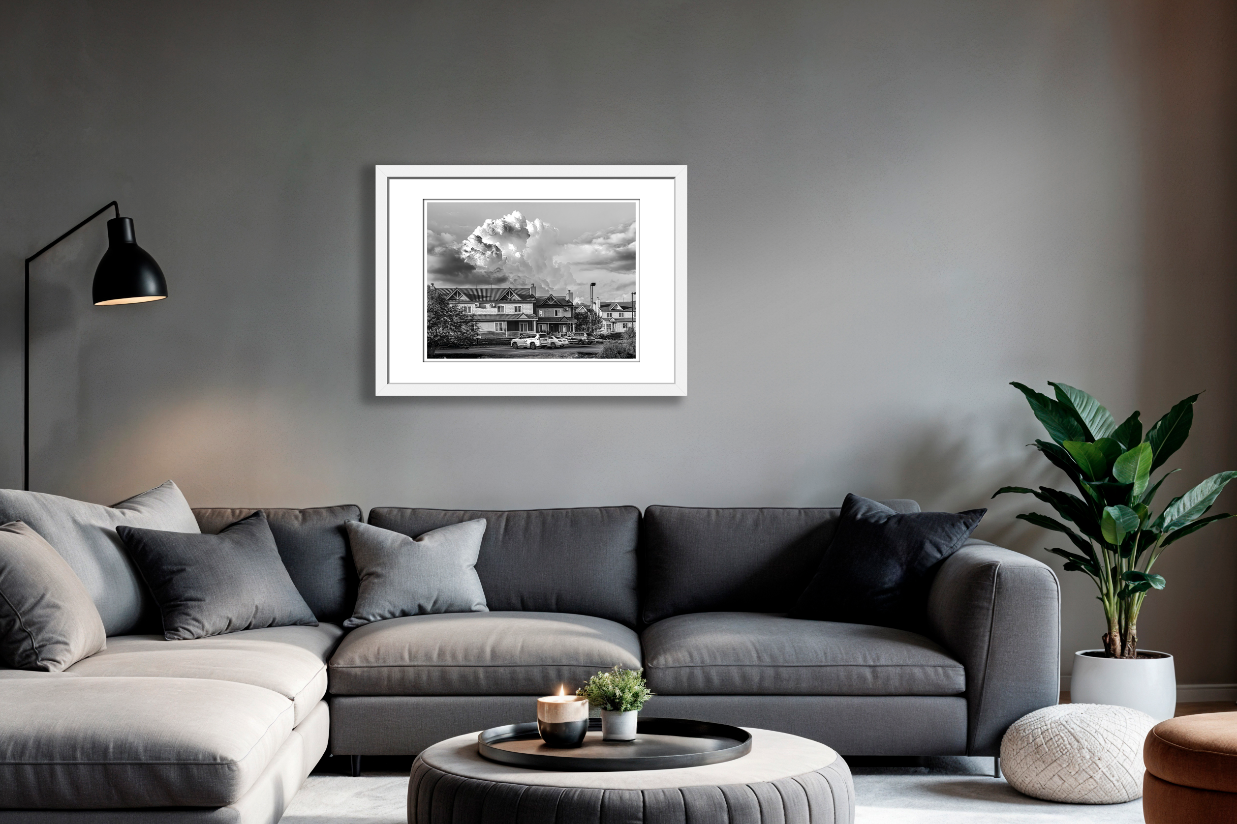 Черно-Белая Ч/Б коттедж домик деревня архитектура земляничные холмы