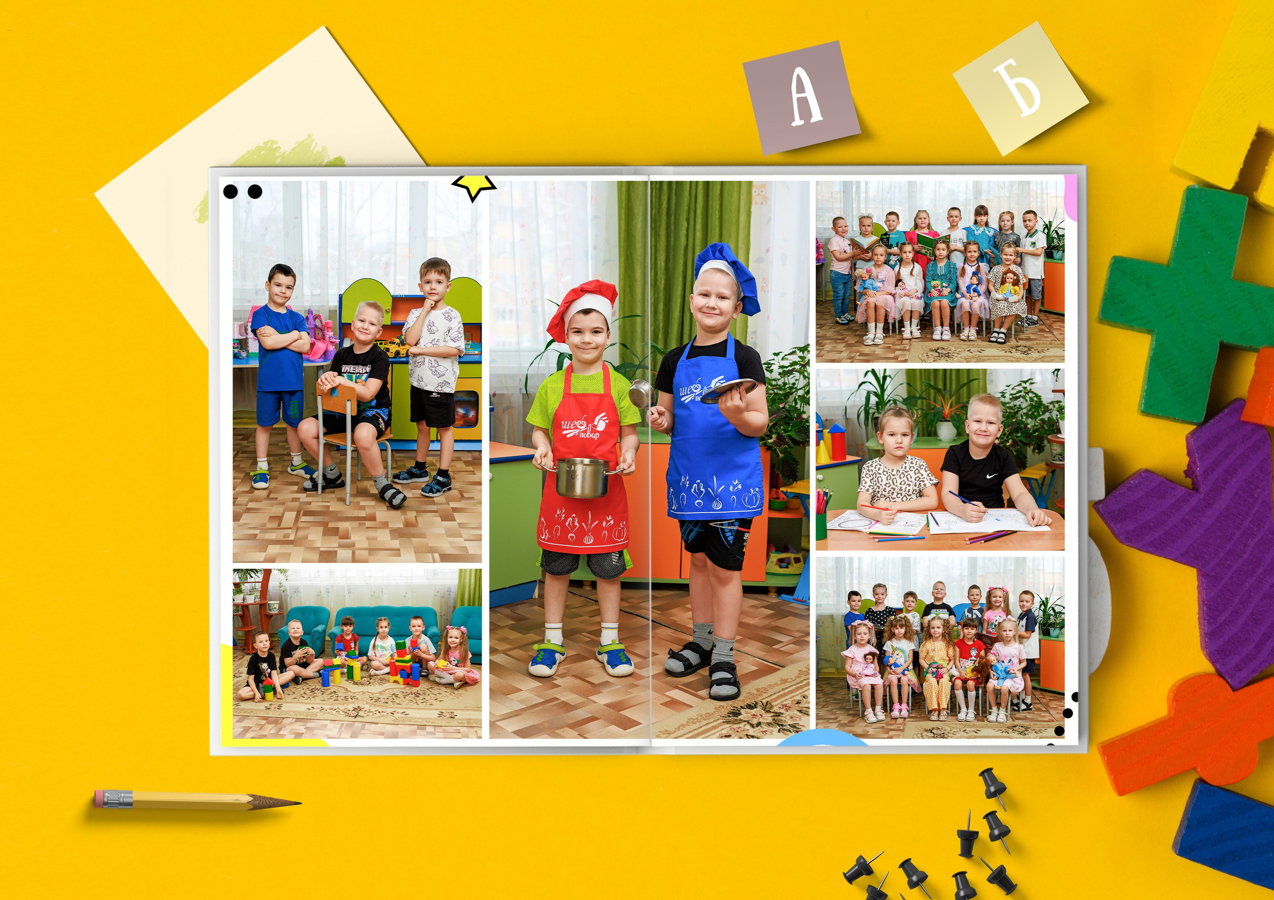 Выпускные альбомы для детского сада. Олеся Пучковская фотограф, Белогорск, Амурская область