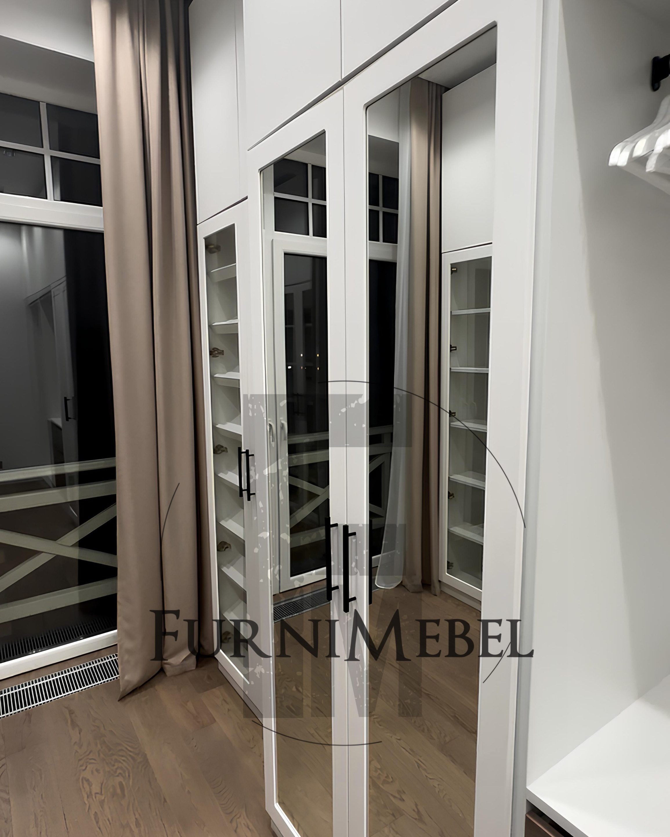 Шкафы в спальню, гостиную, детскую, ванную на заказ по индивидуальным размерам