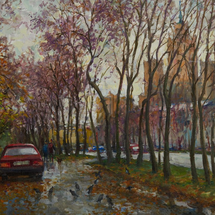 Картины маслом в видами Москвы. Www.skobelevart.com