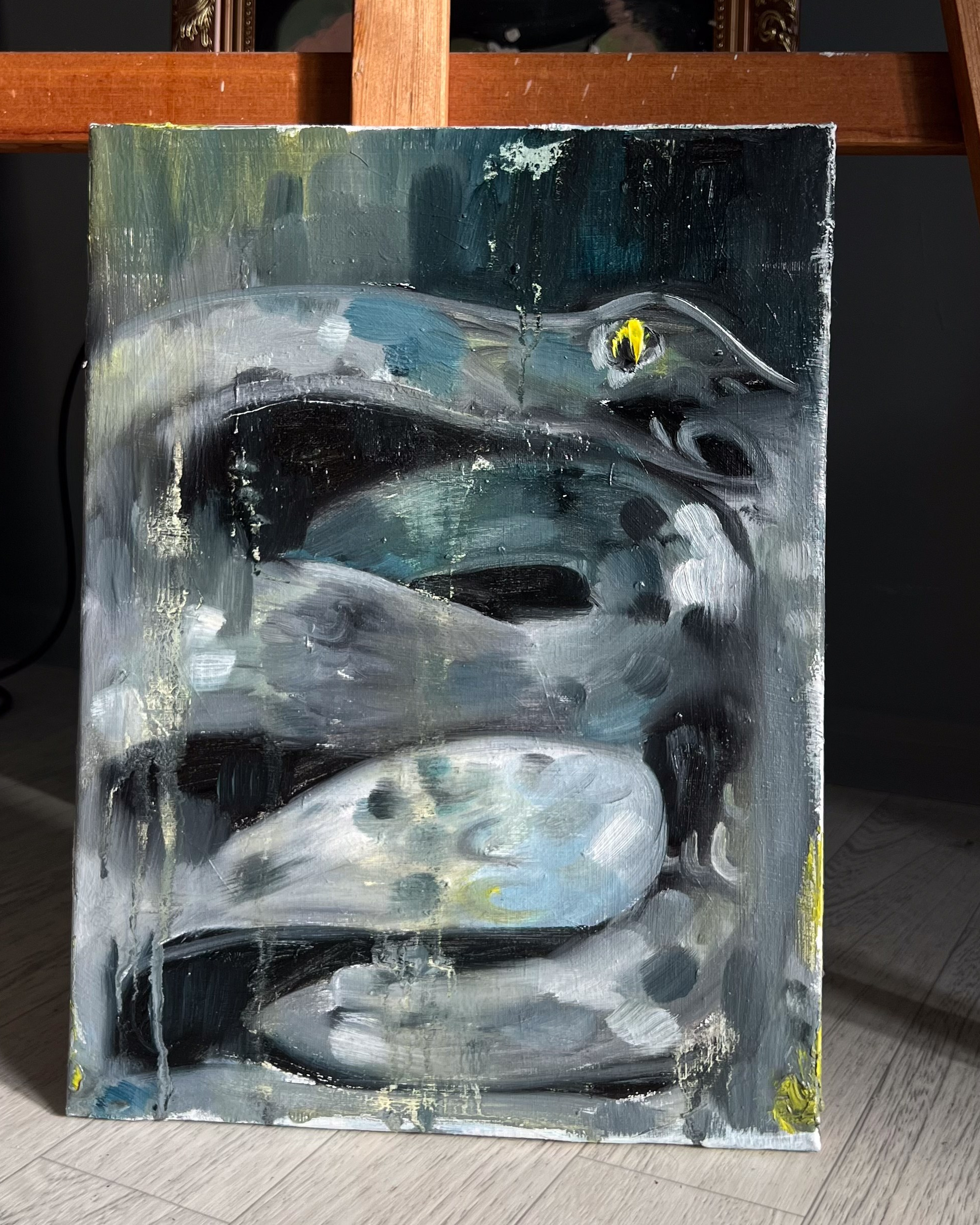 Арина Кузнецова художник фотограф интуитивная живопись серия картин демоны