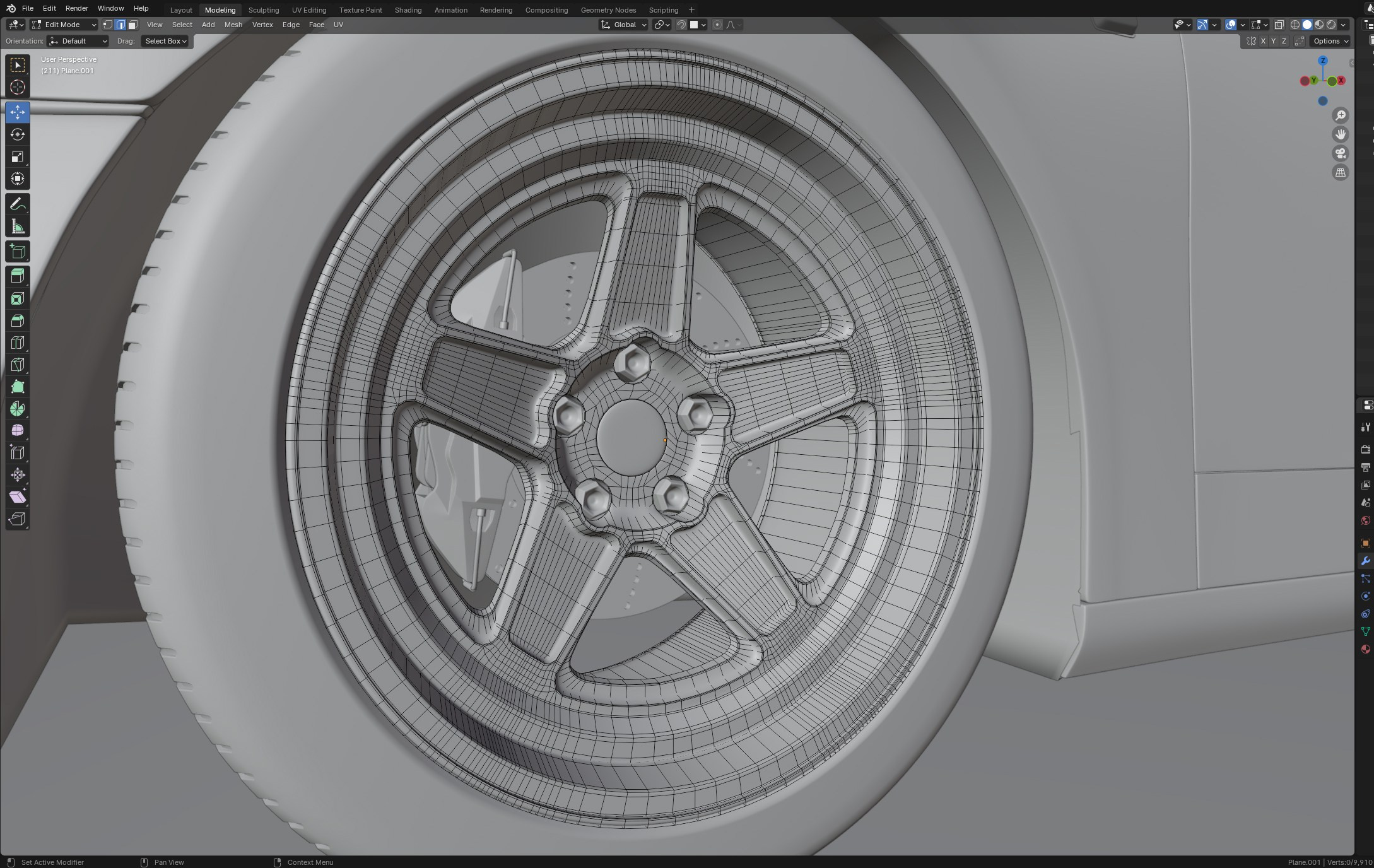 Porsche964. Архитектурная визуализация