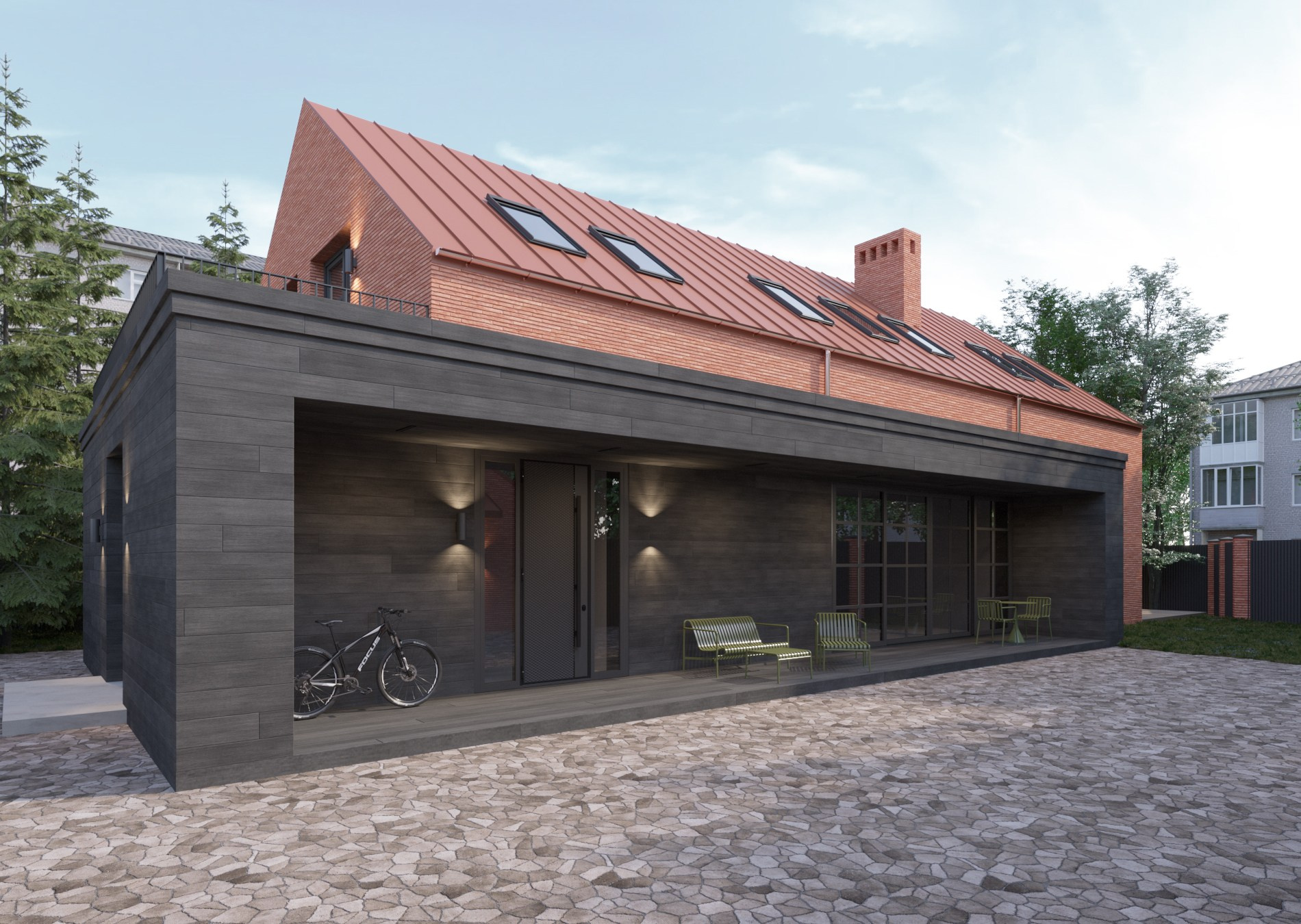 Резиденция Red House. Rezells Architects — студия дизайна жилых и коммерческих интерьеров