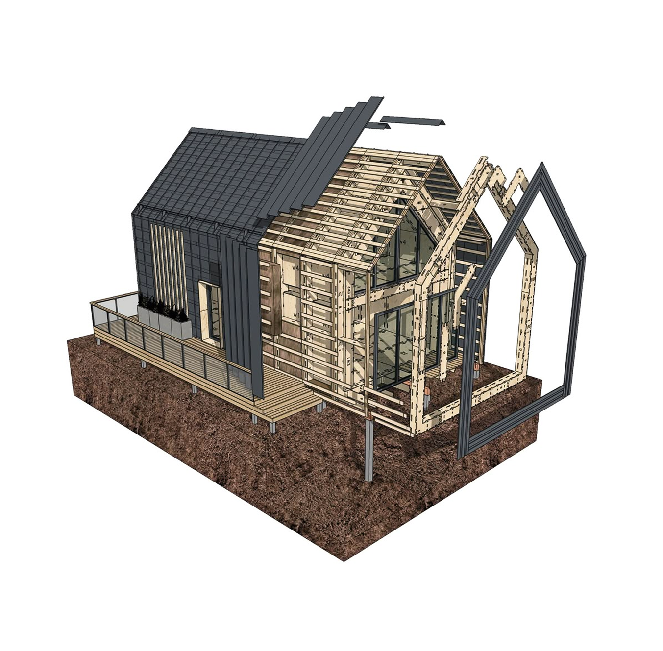 Как строится каркасный дом. С. Строй | Строительство каркасных домов, бань и мангальных зон под ключ. Фиксированная смета. Москва и МО