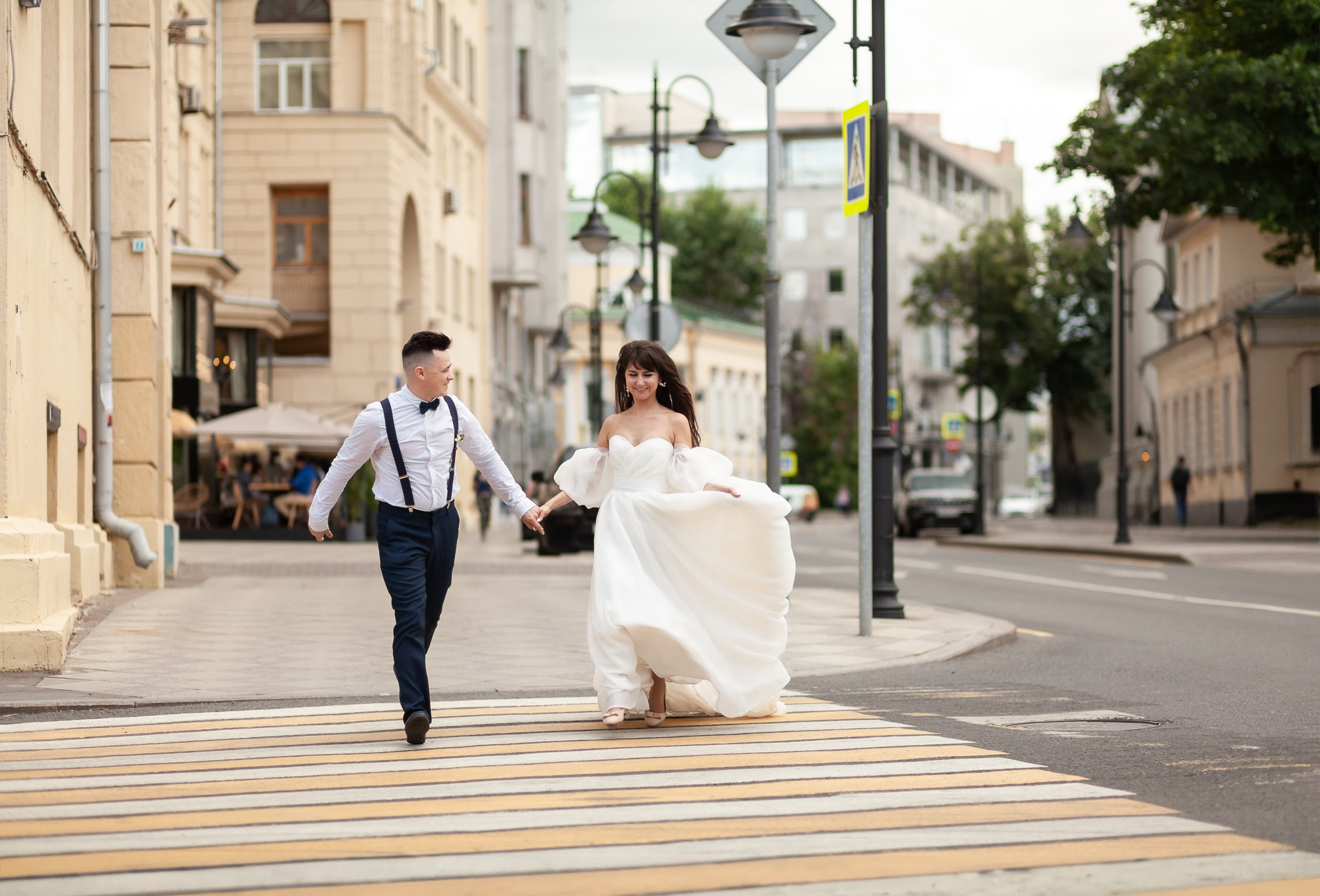 Свадебная фотосессия в центре Москвы