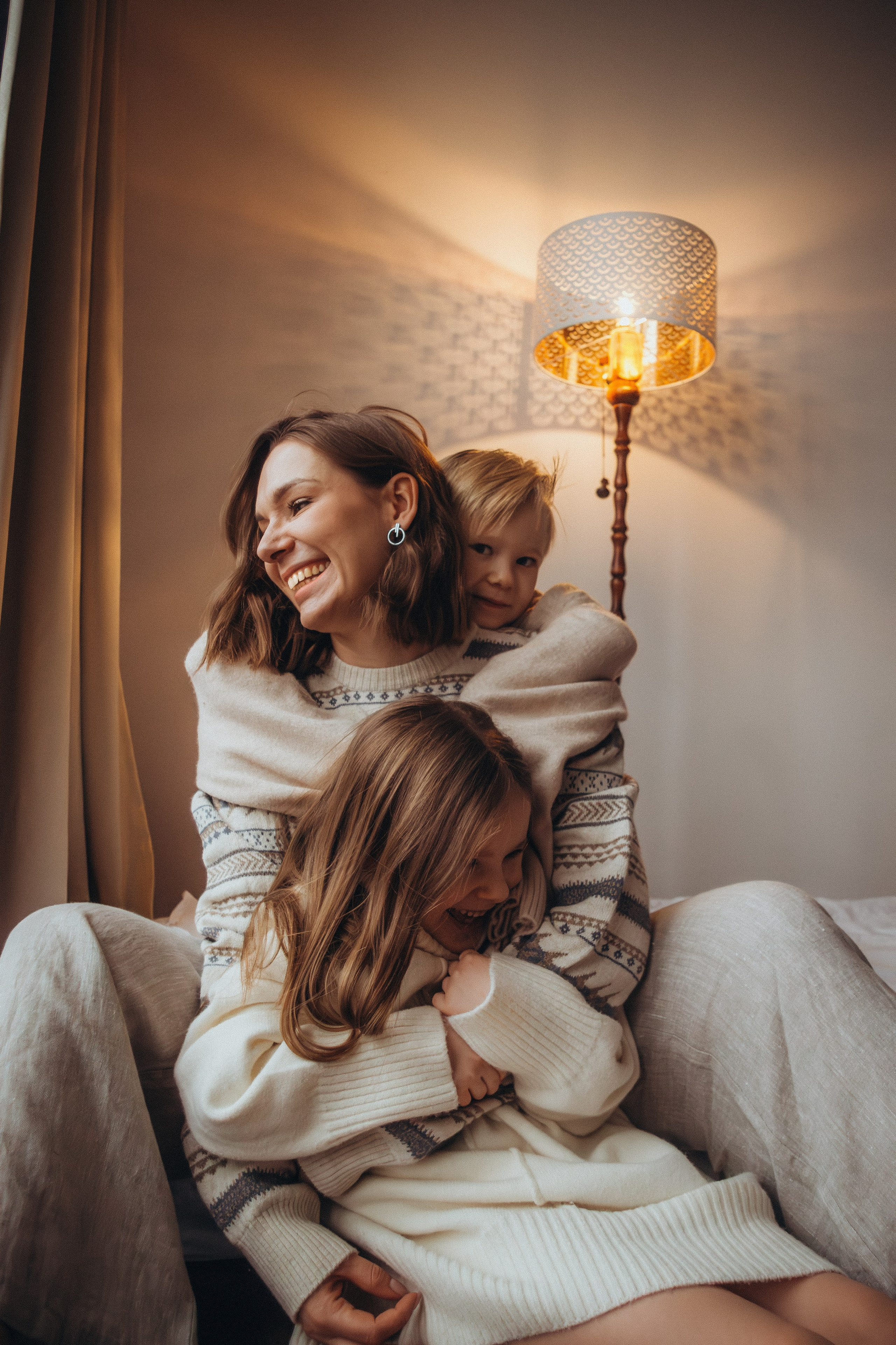 Семейная фотоссесия в студии