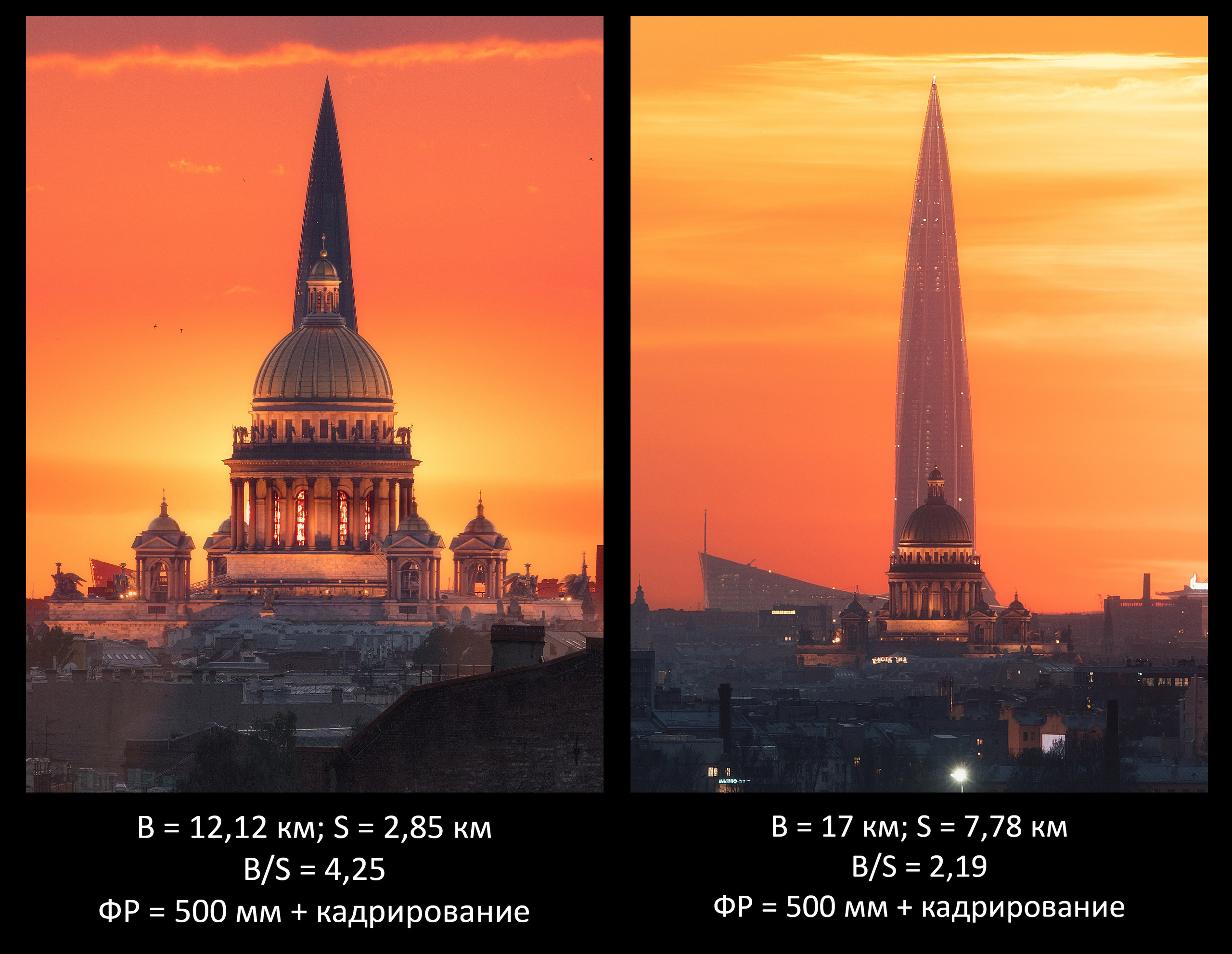 Фотосъемка города на телеобъектив. Архитектурный и пейзажный фотограф Кондратенко Руслан, Санкт-Петербург