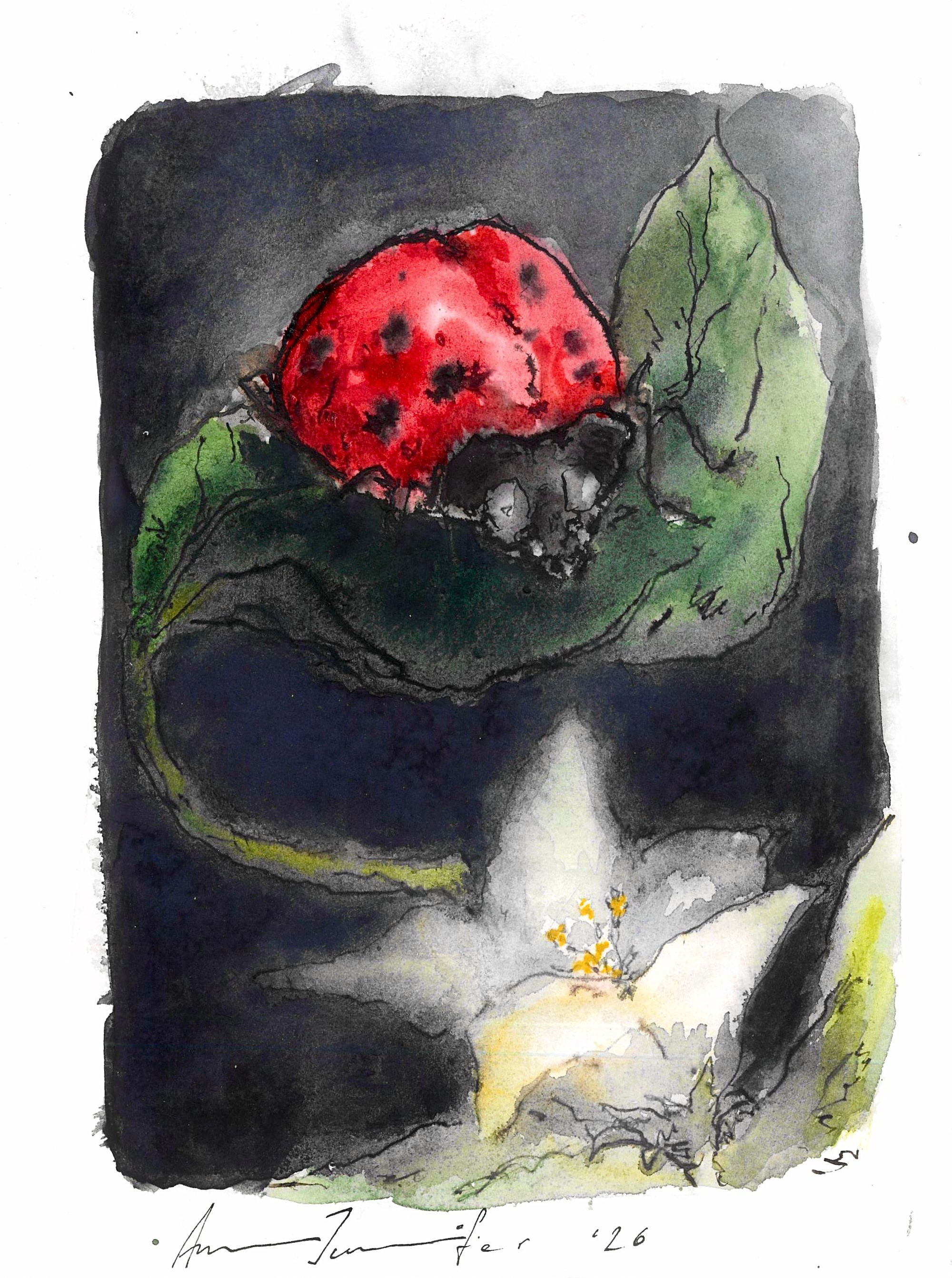 Watercolors. Artist Анна Дженнифер