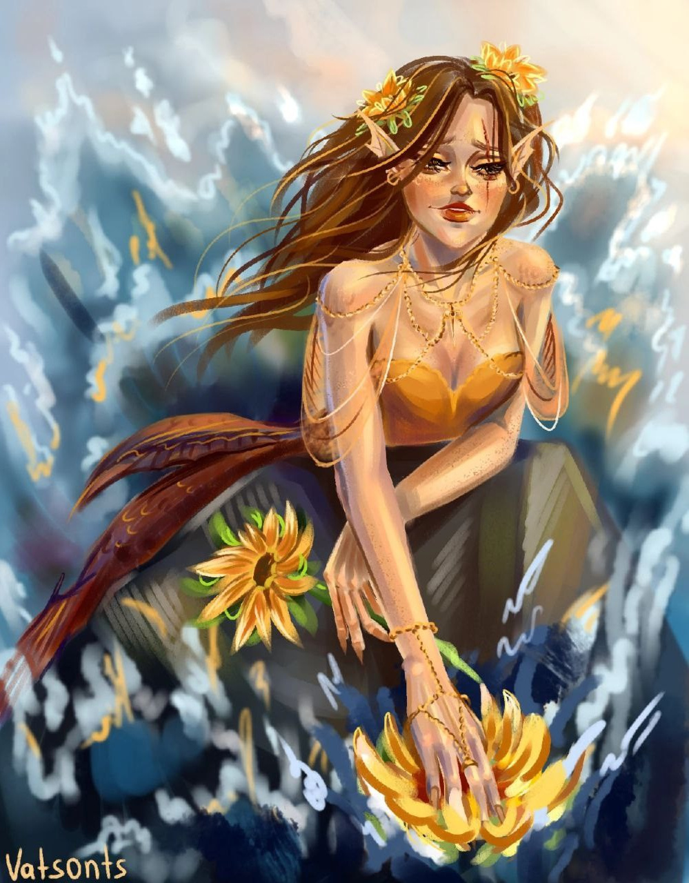 Солнечная эльфийка. Darinishna Фэнтези-фотограф Хабаровск