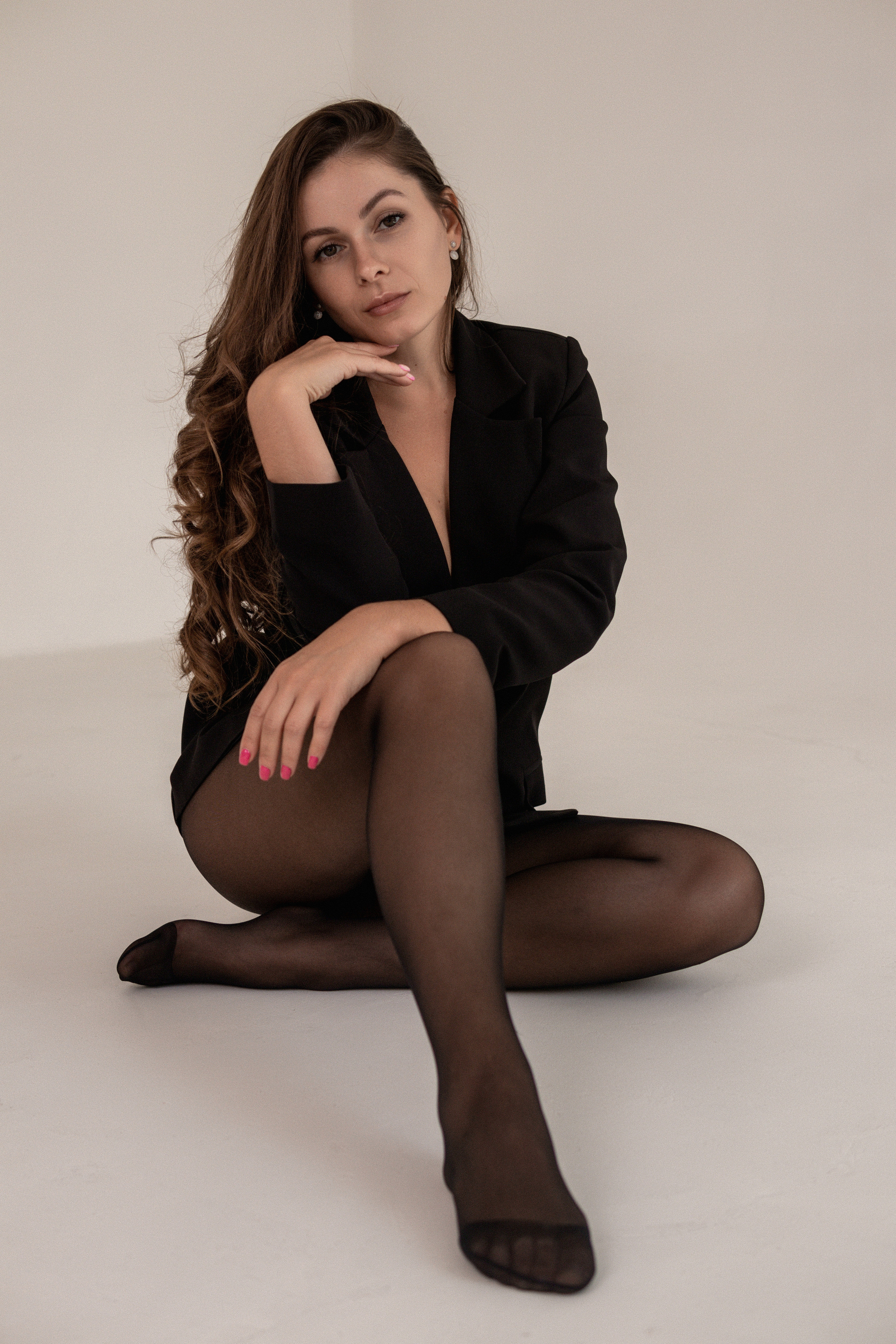 Фотосессия девушки в пиджаке. Фотограф в Ростове-на-Дону Игорь Апасеев