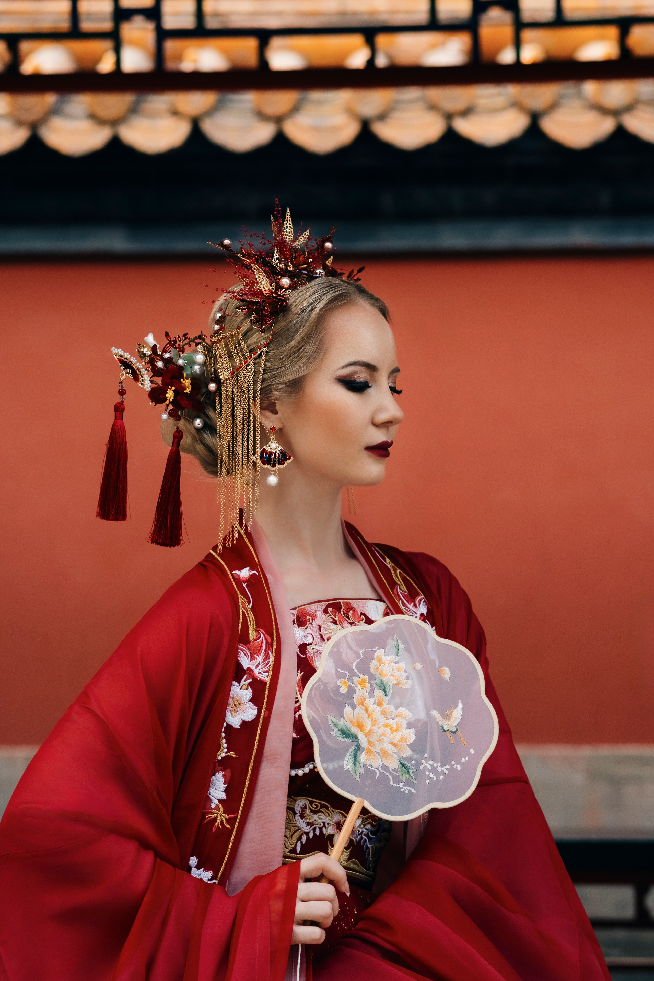 Фотосъемка в китайских традиционных костюмах. Фотограф в Пекине, в Китае