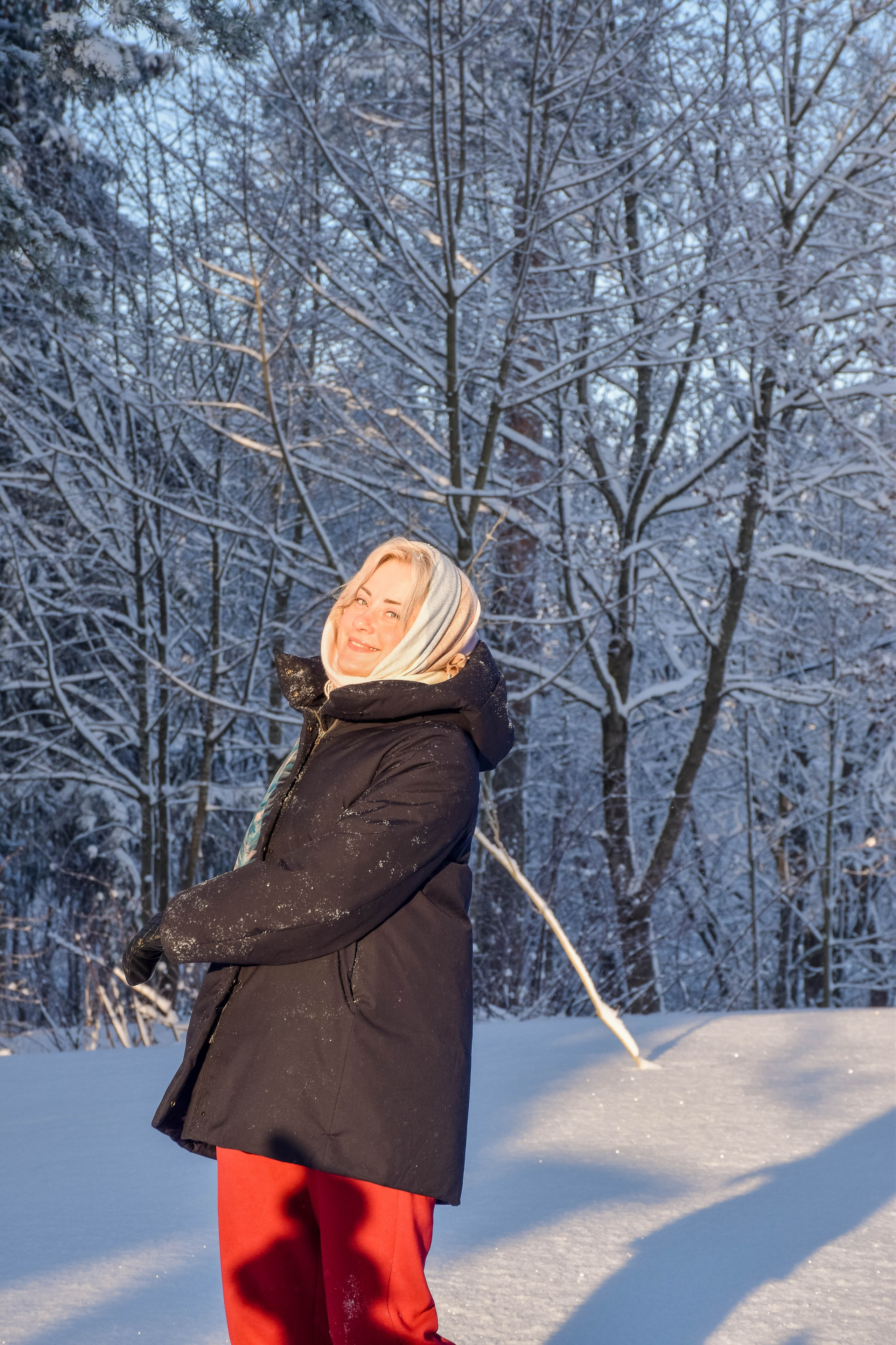 Зимняя фотосессия в детском лагере