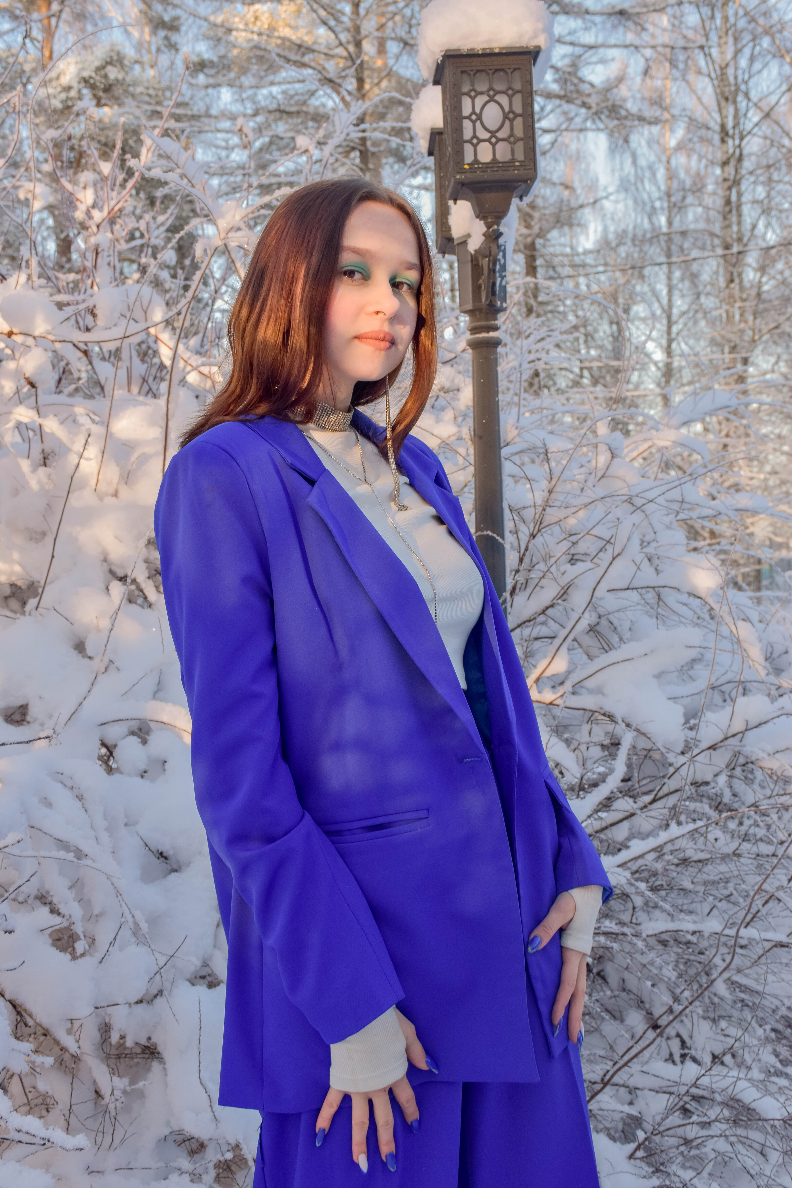 Зимняя фотосессия в детском лагере