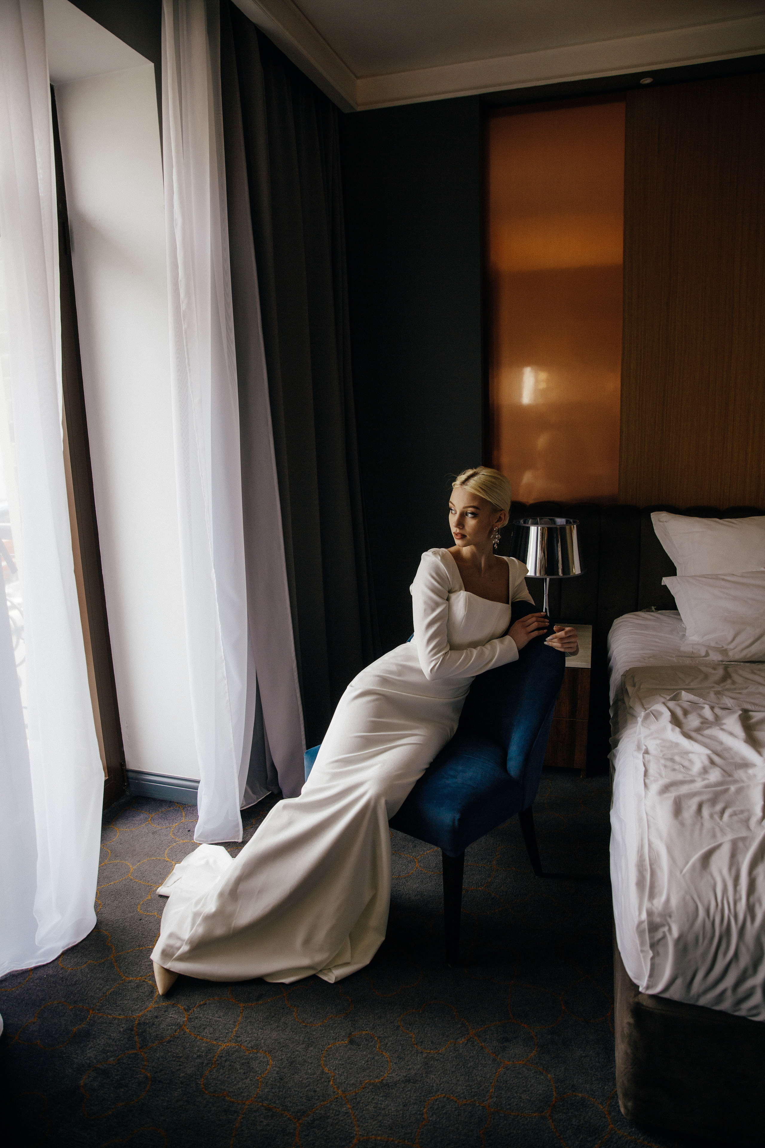 Свадебное. Жених и невеста — утро в отеле. Визуальный художник Лиана Даренская, Москва