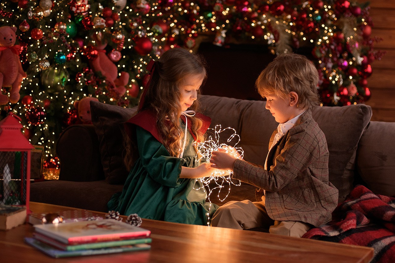 Новогодняя фотосессия в студии Инсайд