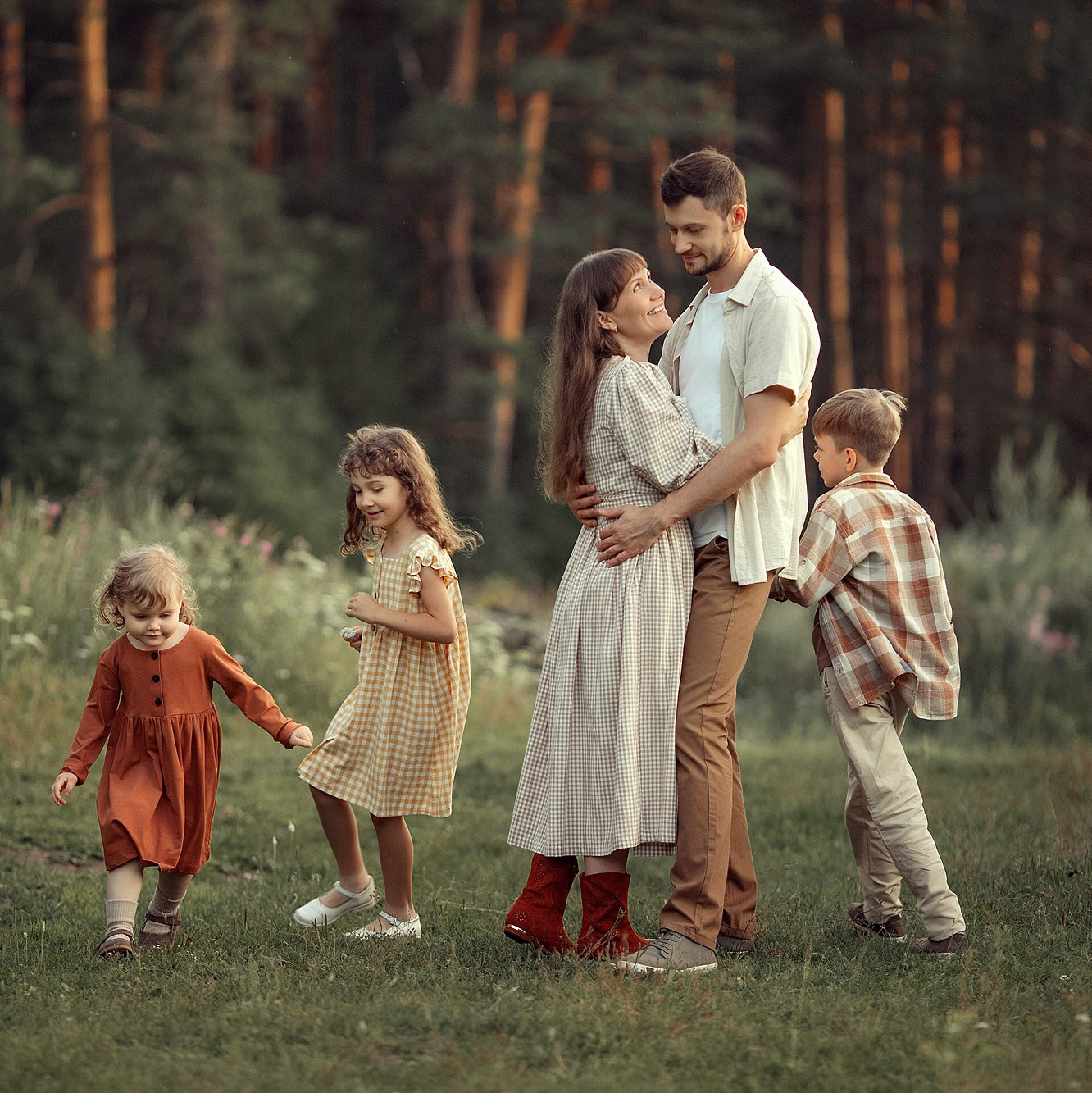 Семейная фотосессия на природе. Tatyana Nadezhdina Family photographer