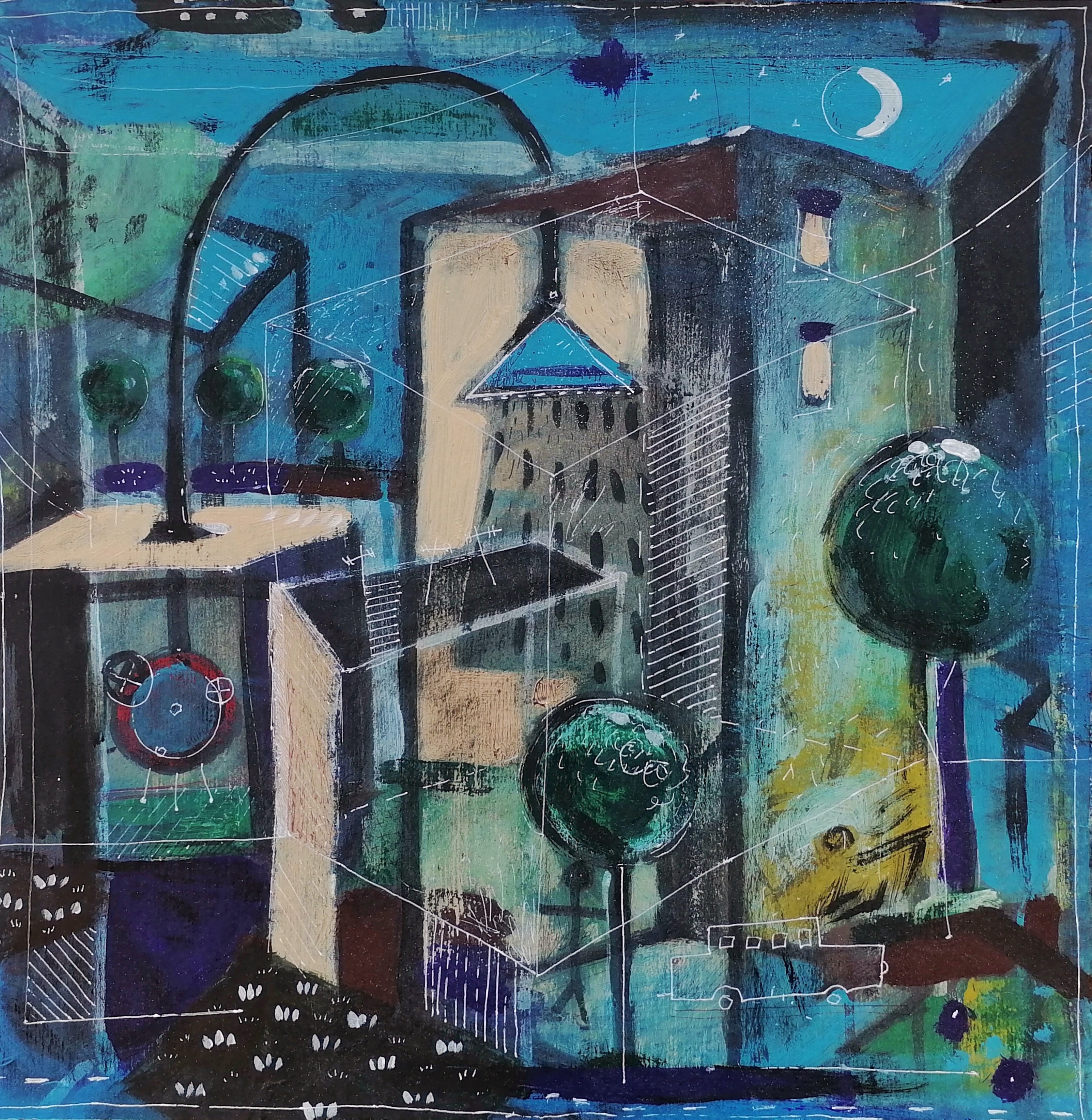 Районы. Художник Рыбак Николай