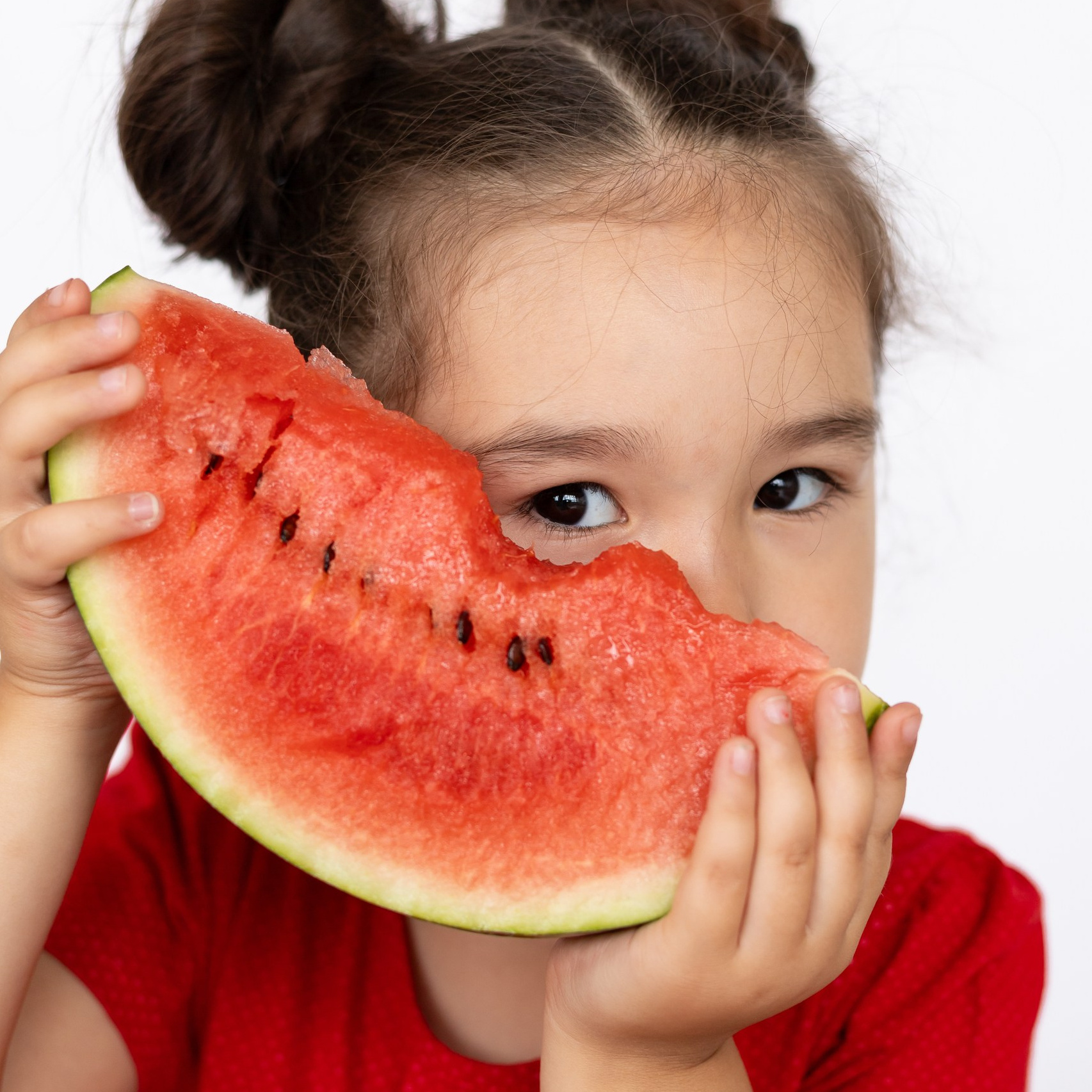 Фотосессия с арбузами детская