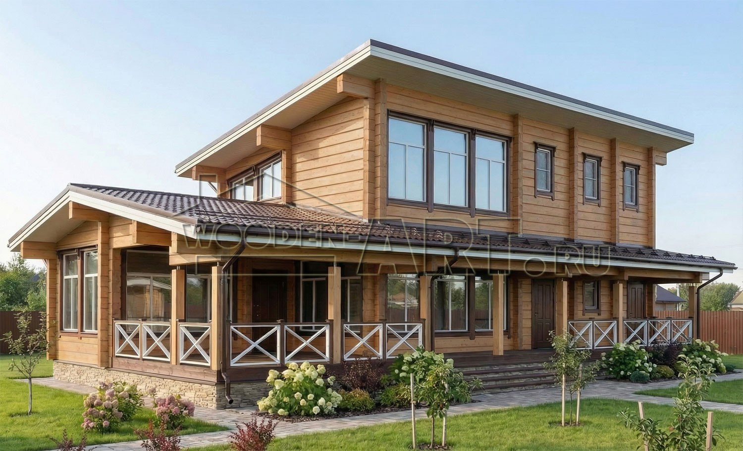 «Малахово» 276 кв. м. Проекты деревянных домов. Архитектор Ольга Мальцева