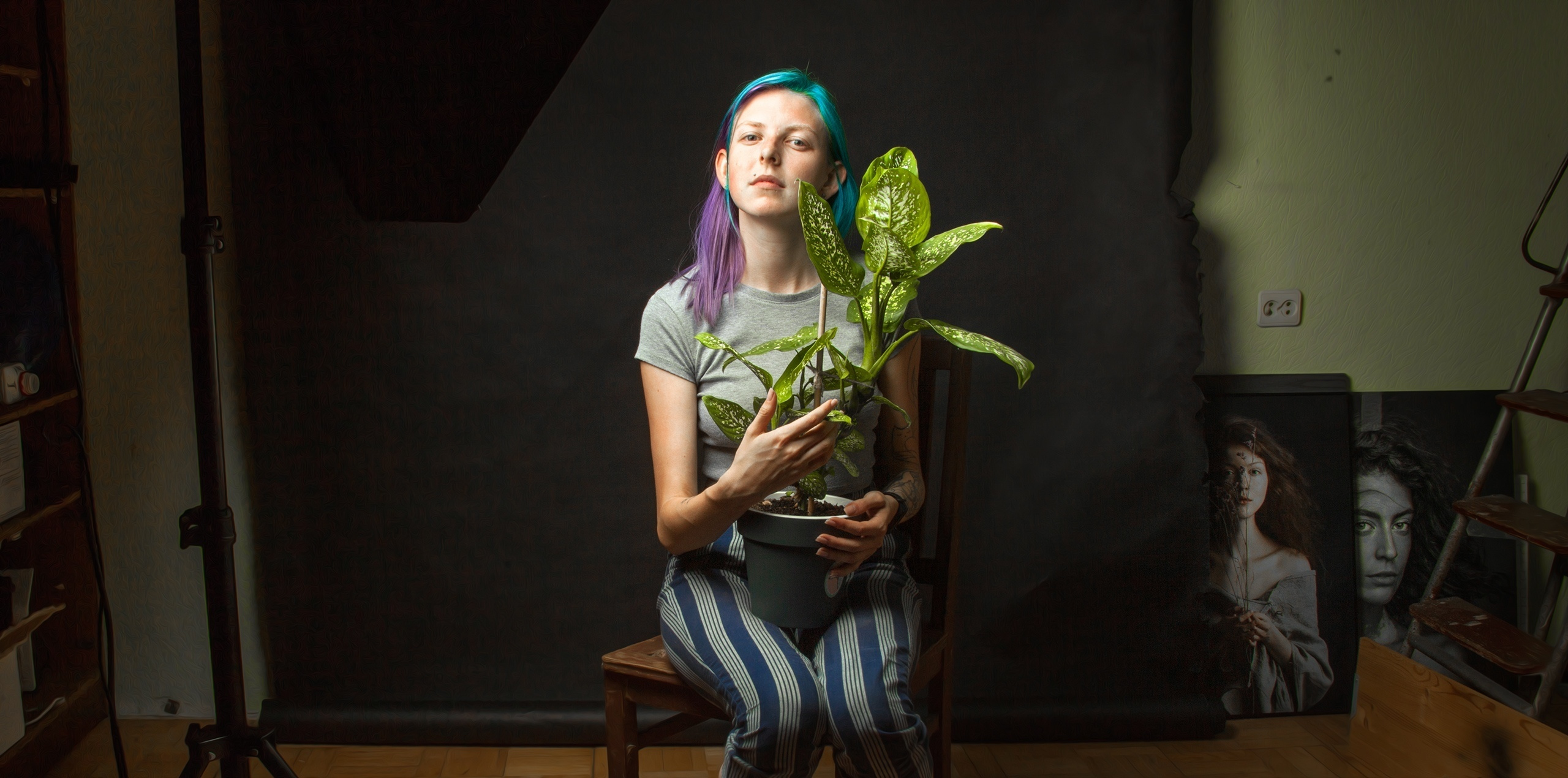 Съемка в домашней студии (Спб). Михаил Шестаков