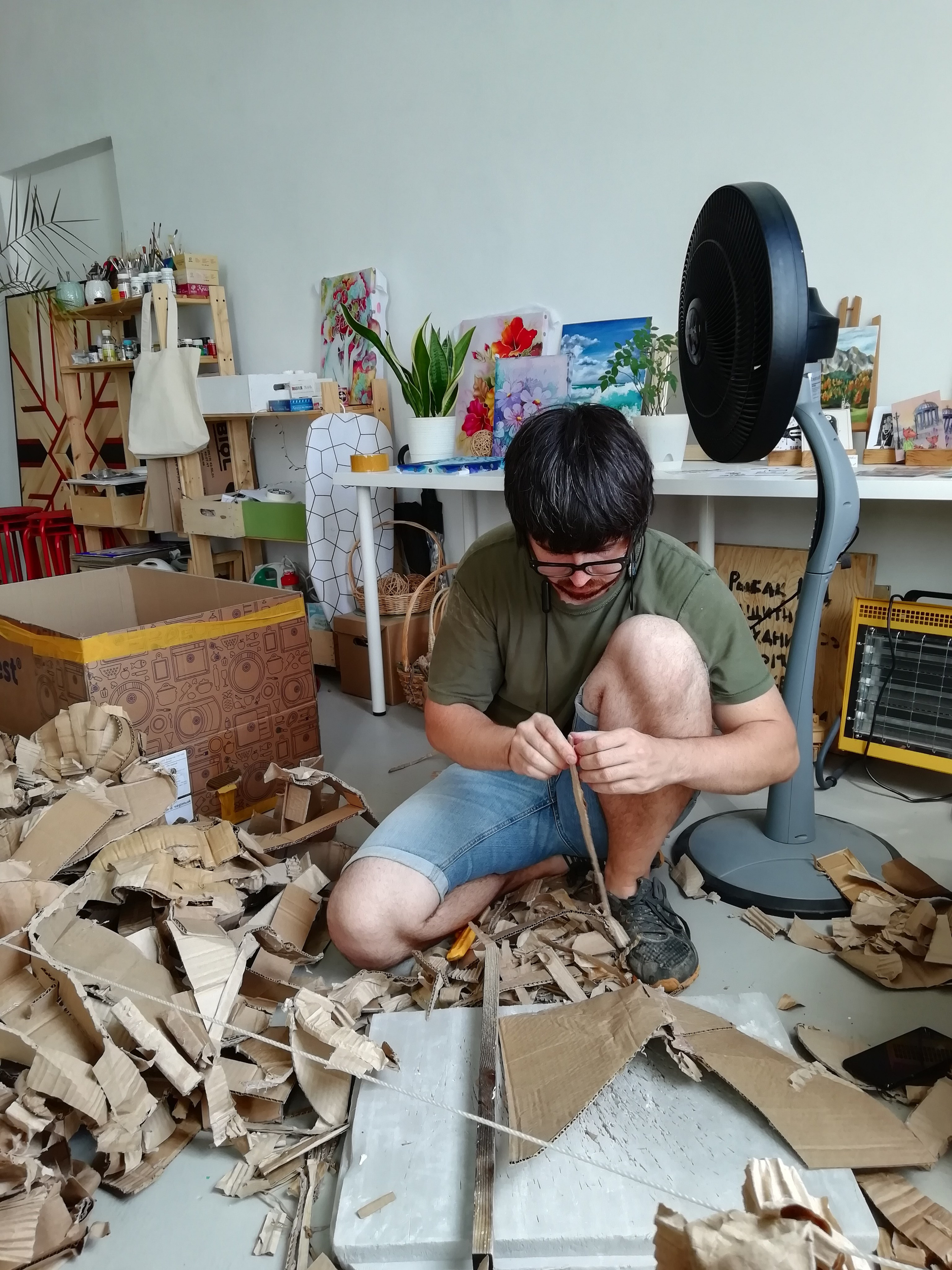 Осознанный землянин. Художник Рыбак Николай