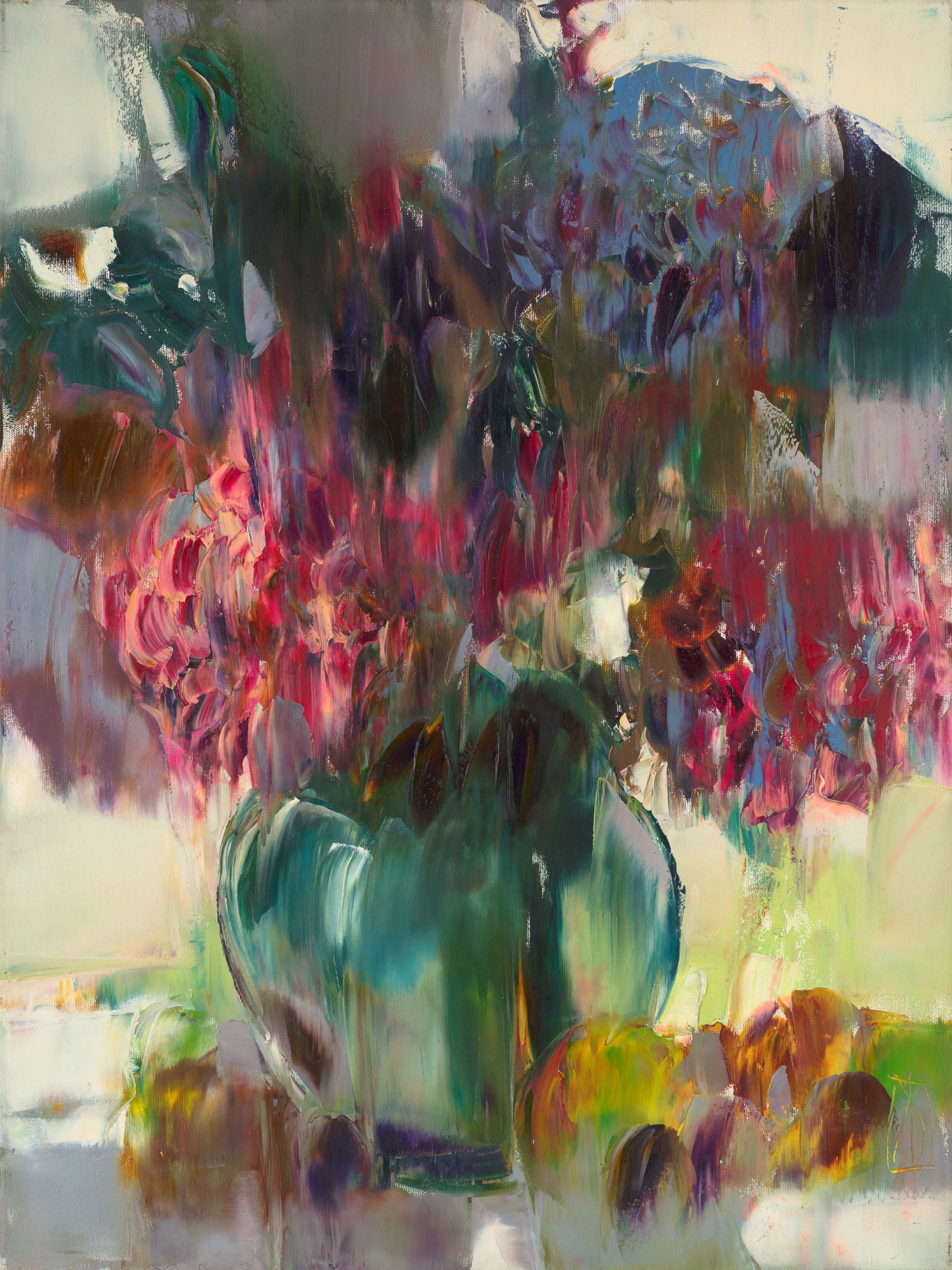 «Флоксы» - Лариса Блохина (холст, масло, 80x59 см, 2014 (382MP)