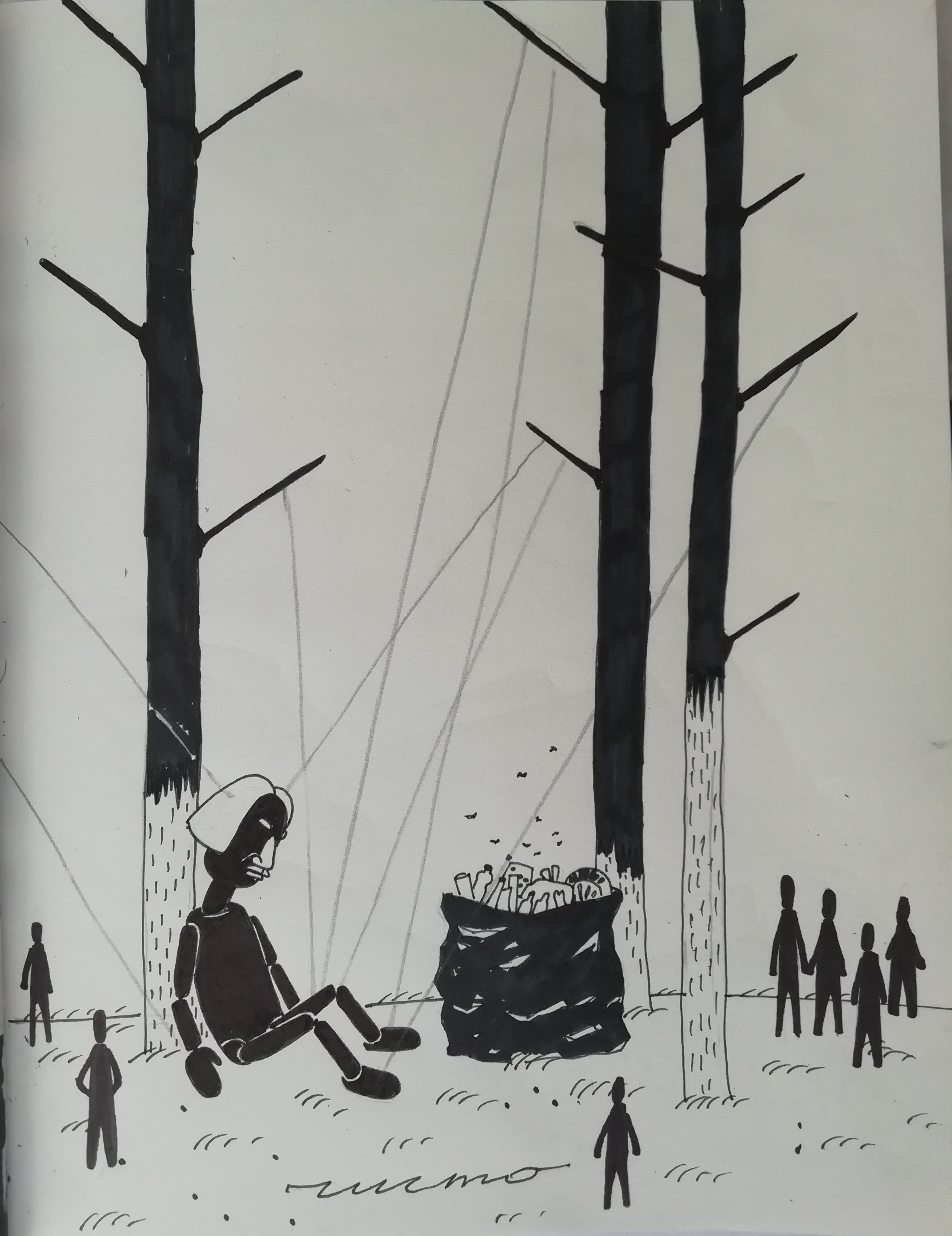 Осознанный землянин. Художник Рыбак Николай